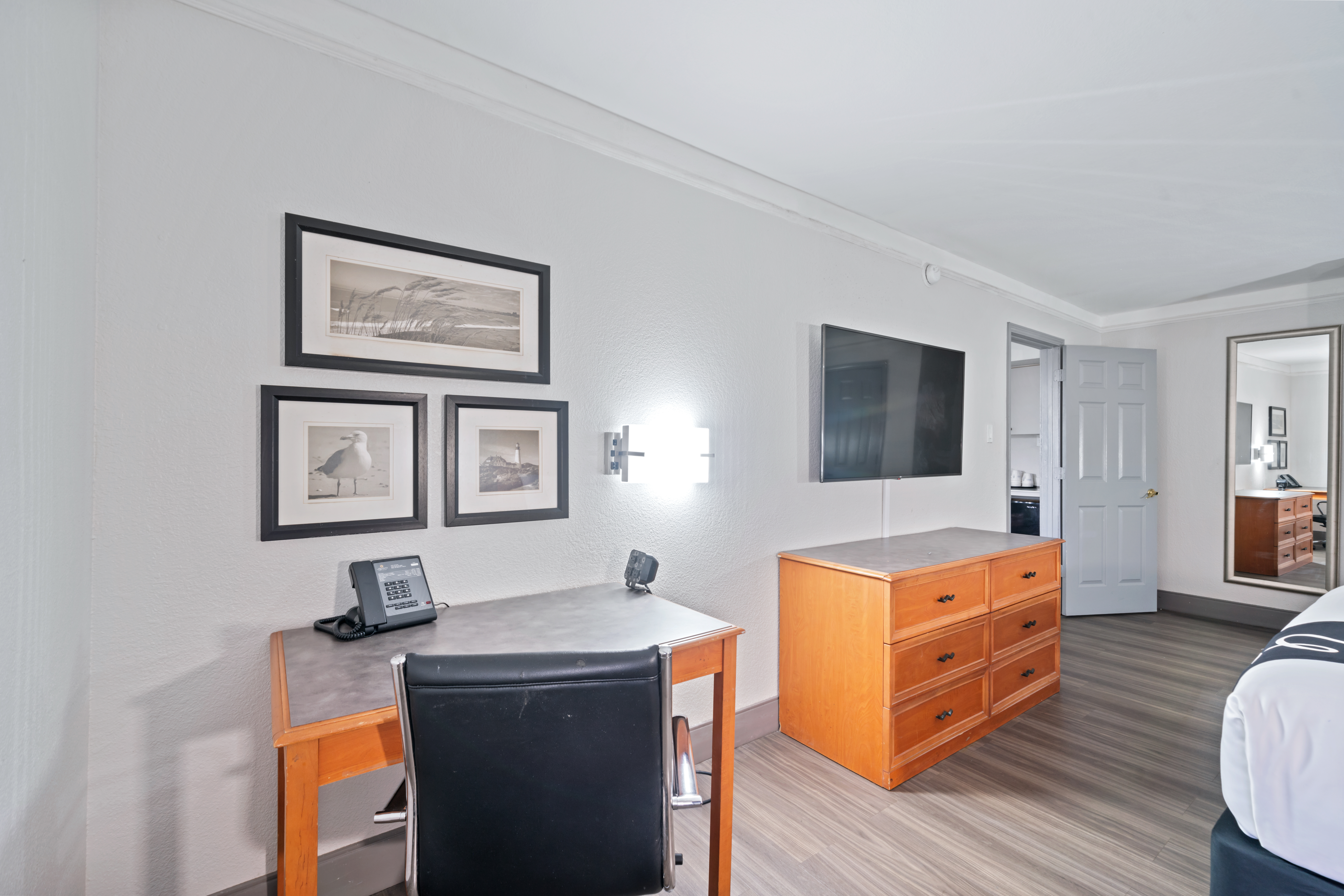 Guest room at the La Quinta Inn by Wyndham Corpus Christi North in Corpus Christi, Texas