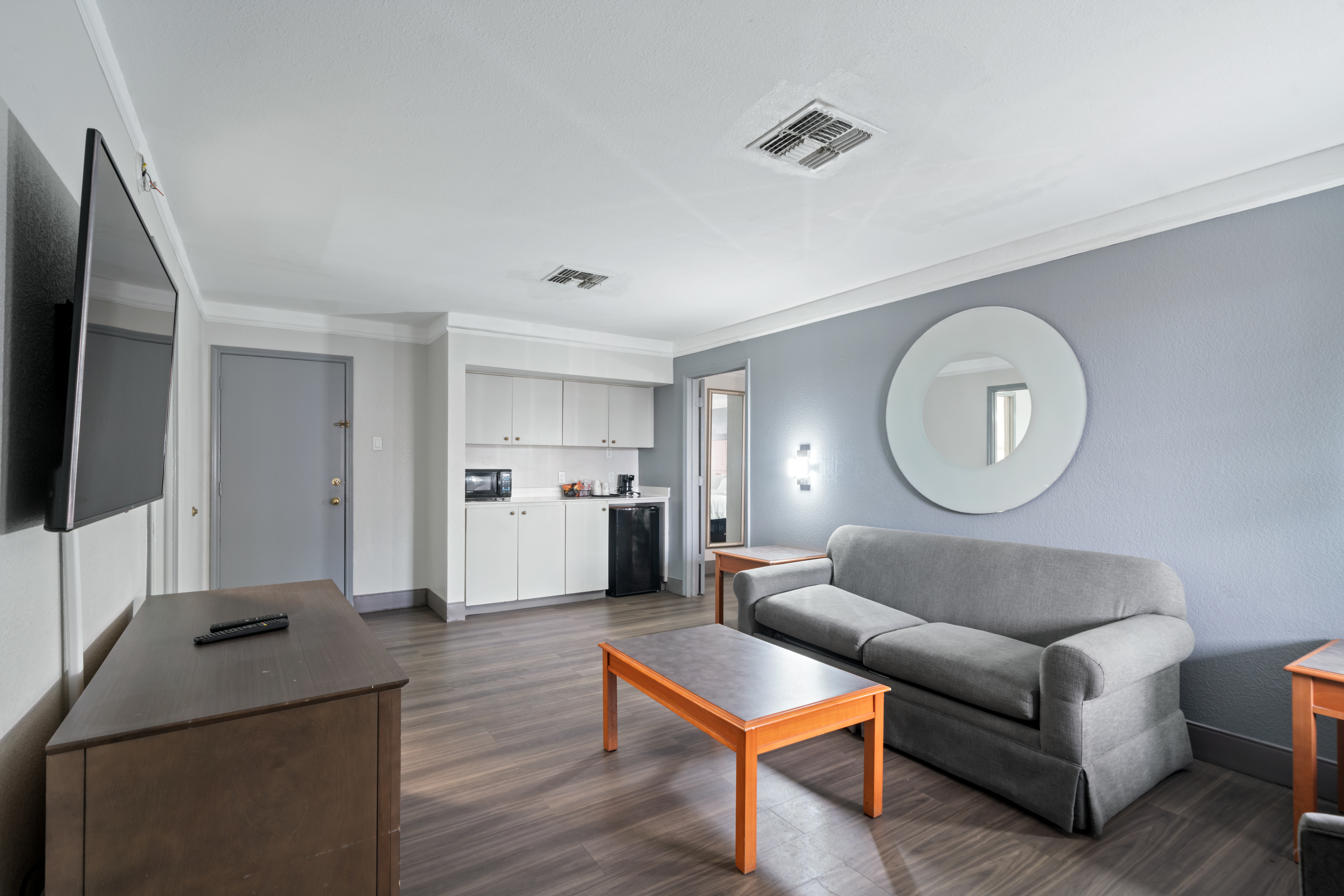 Guest room at the La Quinta Inn by Wyndham Corpus Christi North in Corpus Christi, Texas