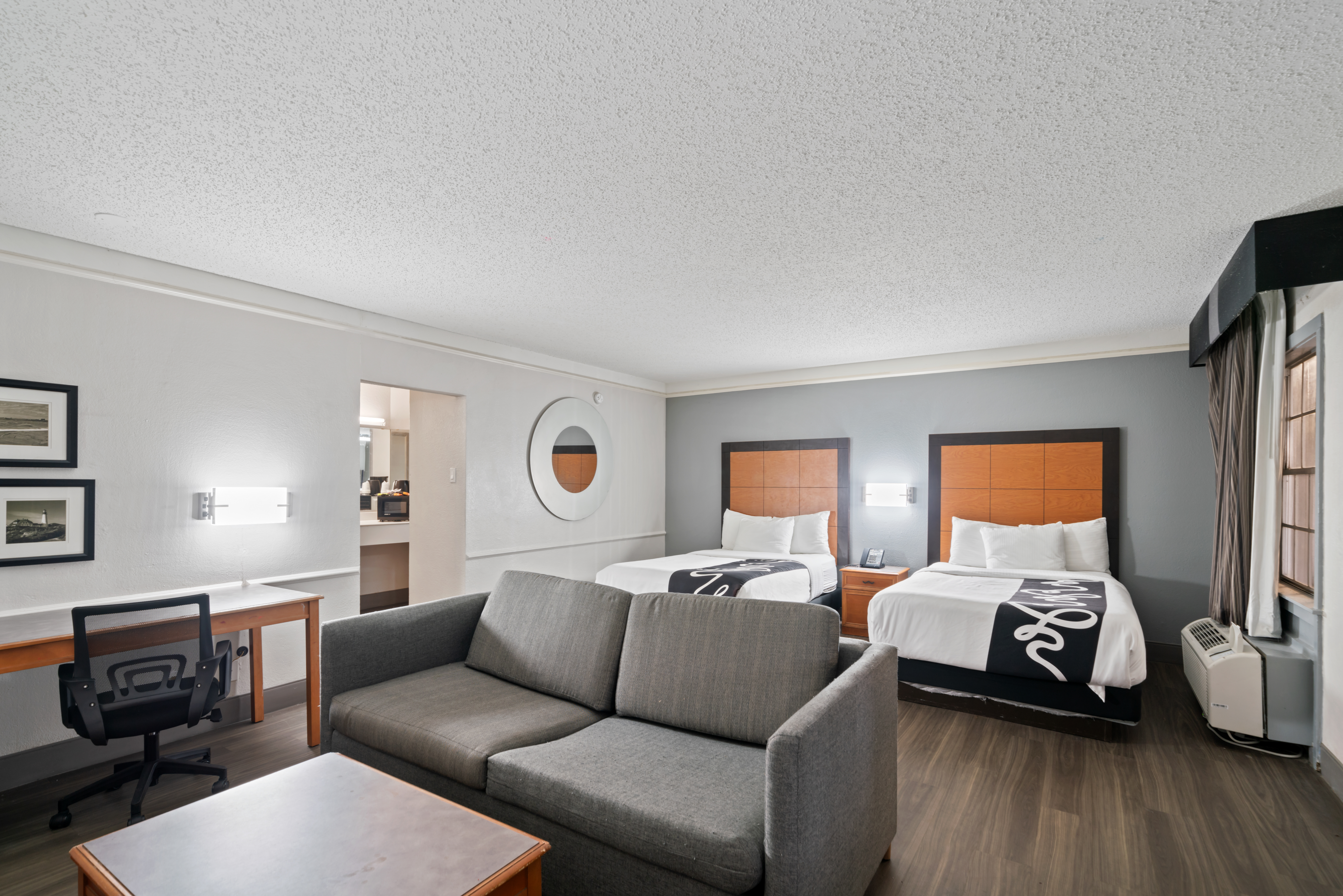 Guest room at the La Quinta Inn by Wyndham Corpus Christi North in Corpus Christi, Texas