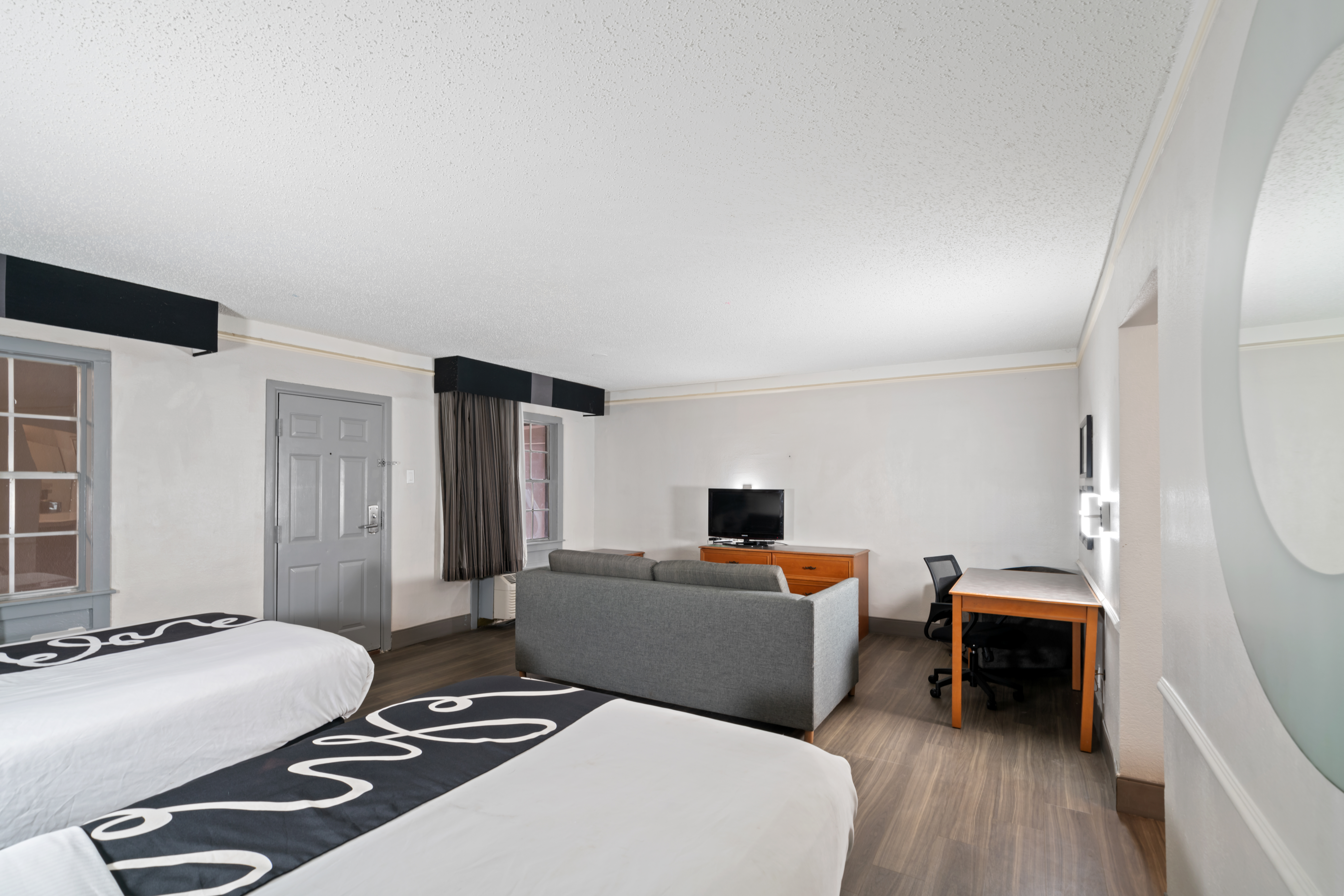 Guest room at the La Quinta Inn by Wyndham Corpus Christi North in Corpus Christi, Texas