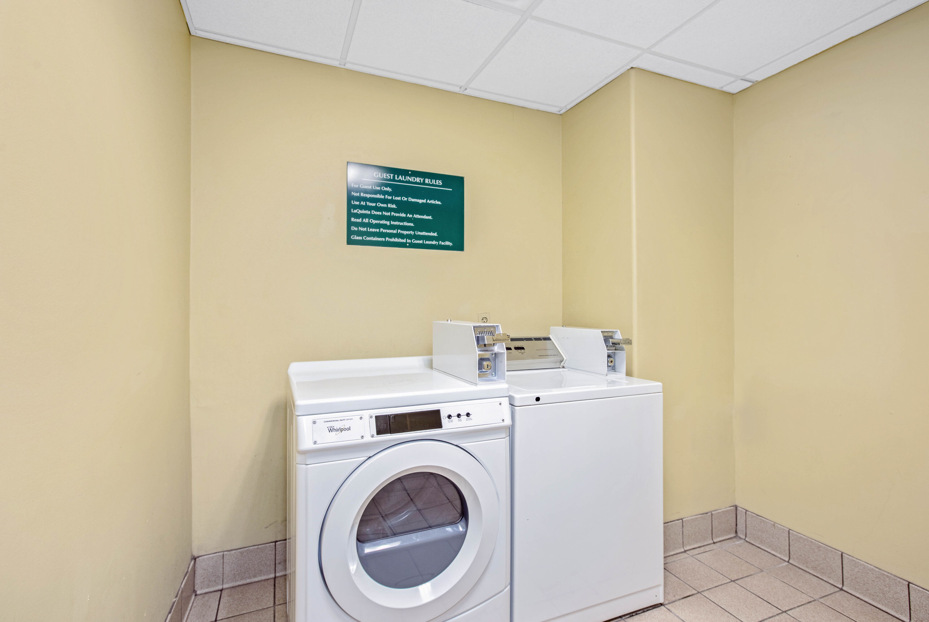 Laundry facilities at La Quinta Inn & Suites by Wyndham Corpus Christi Airport in Corpus Christi, Texas