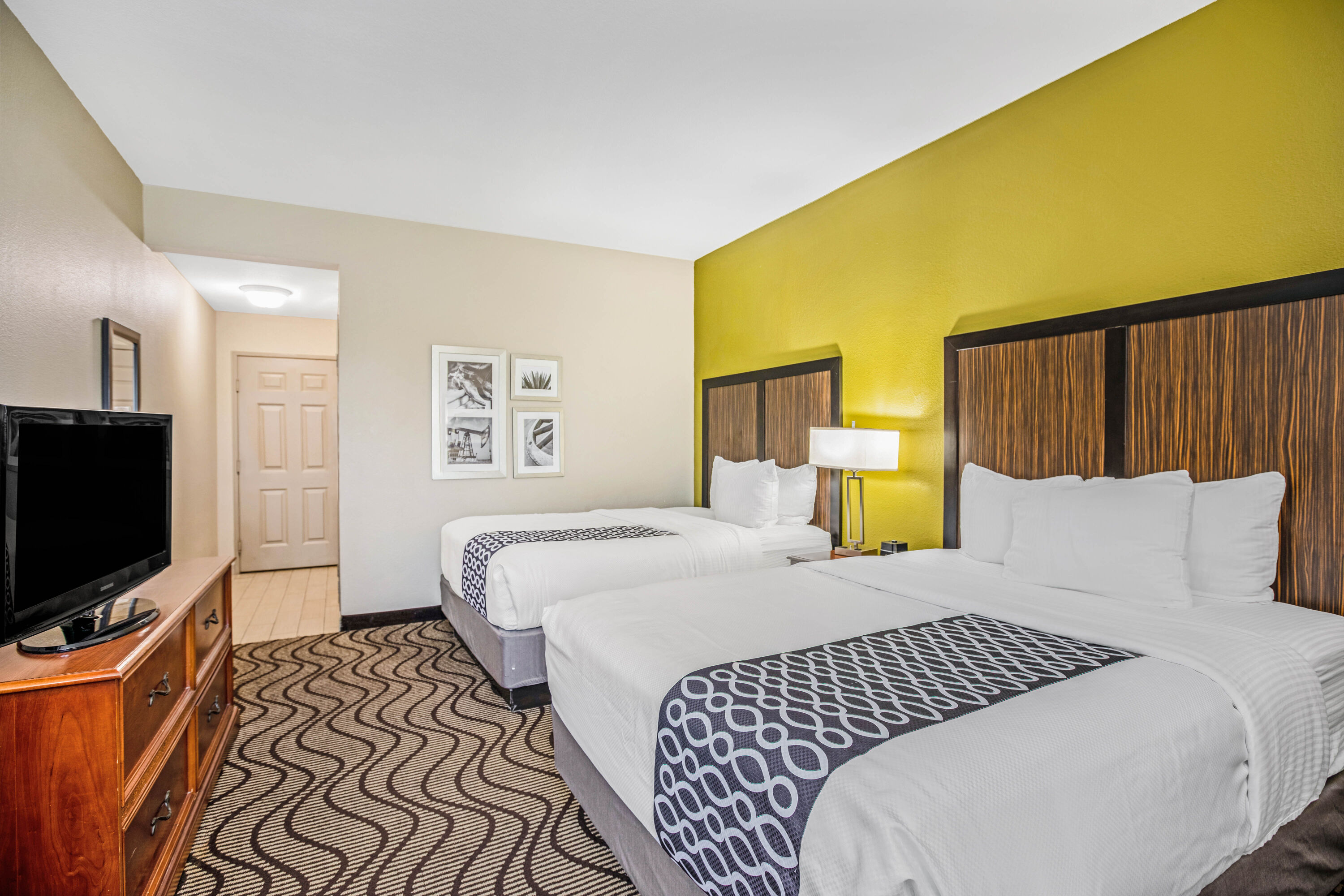 Guest room at the La Quinta Inn & Suites by Wyndham Corpus Christi Northwest in Corpus Christi, Texas