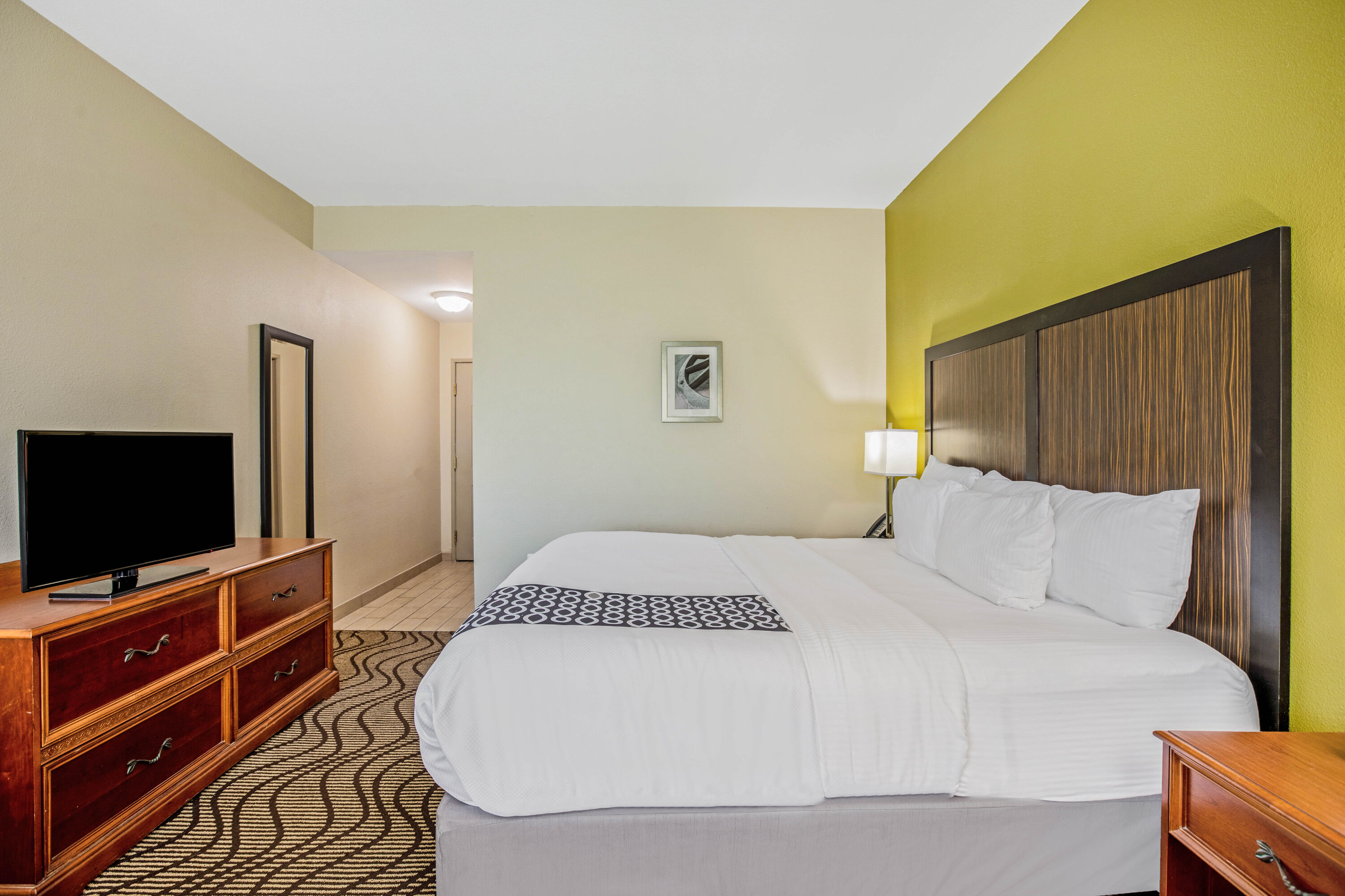 Guest room at the La Quinta Inn & Suites by Wyndham Corpus Christi Northwest in Corpus Christi, Texas