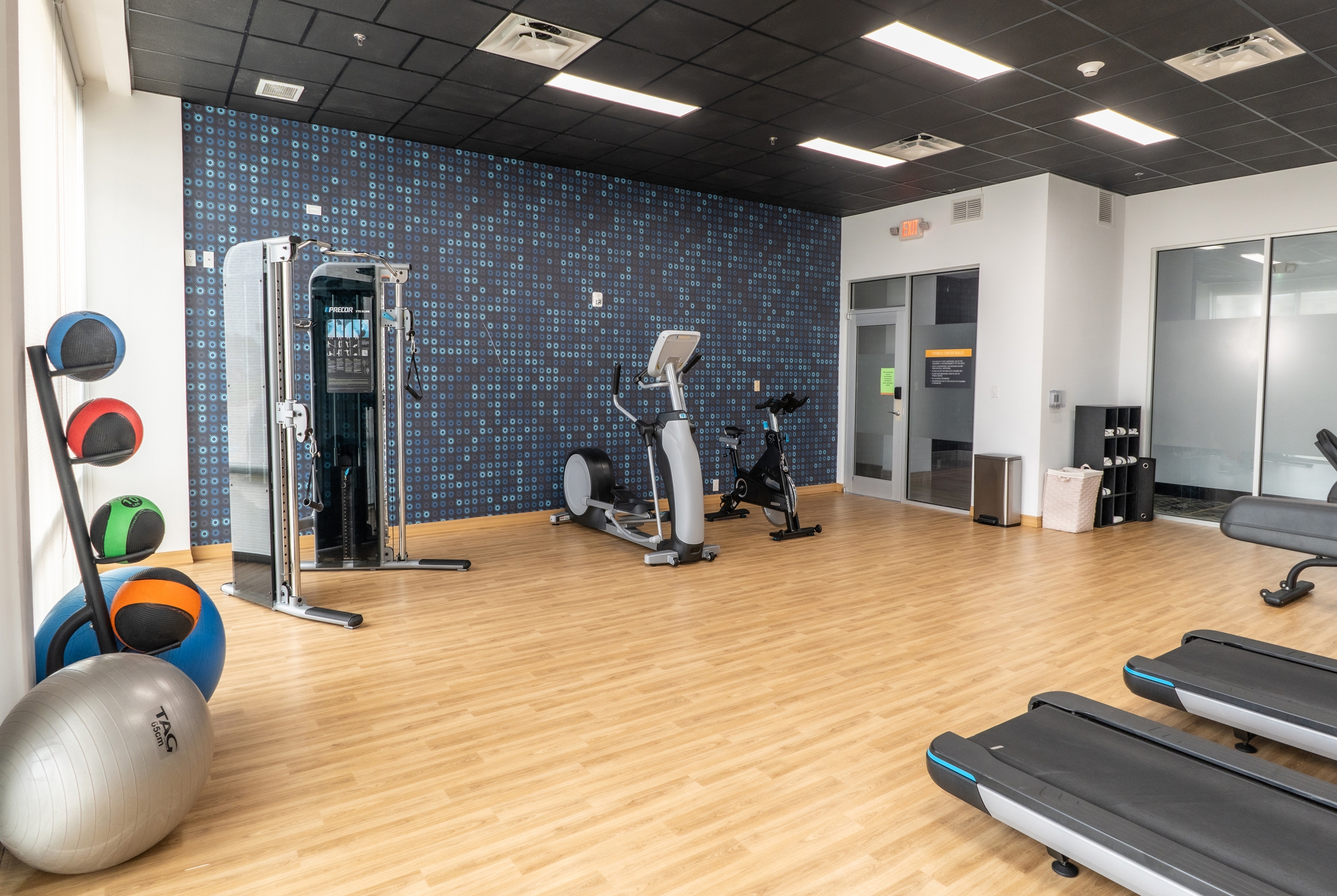 Fitness room at La Quinta Inn & Suites by Wyndham Corpus Christi Southeast in Corpus Christi, Texas