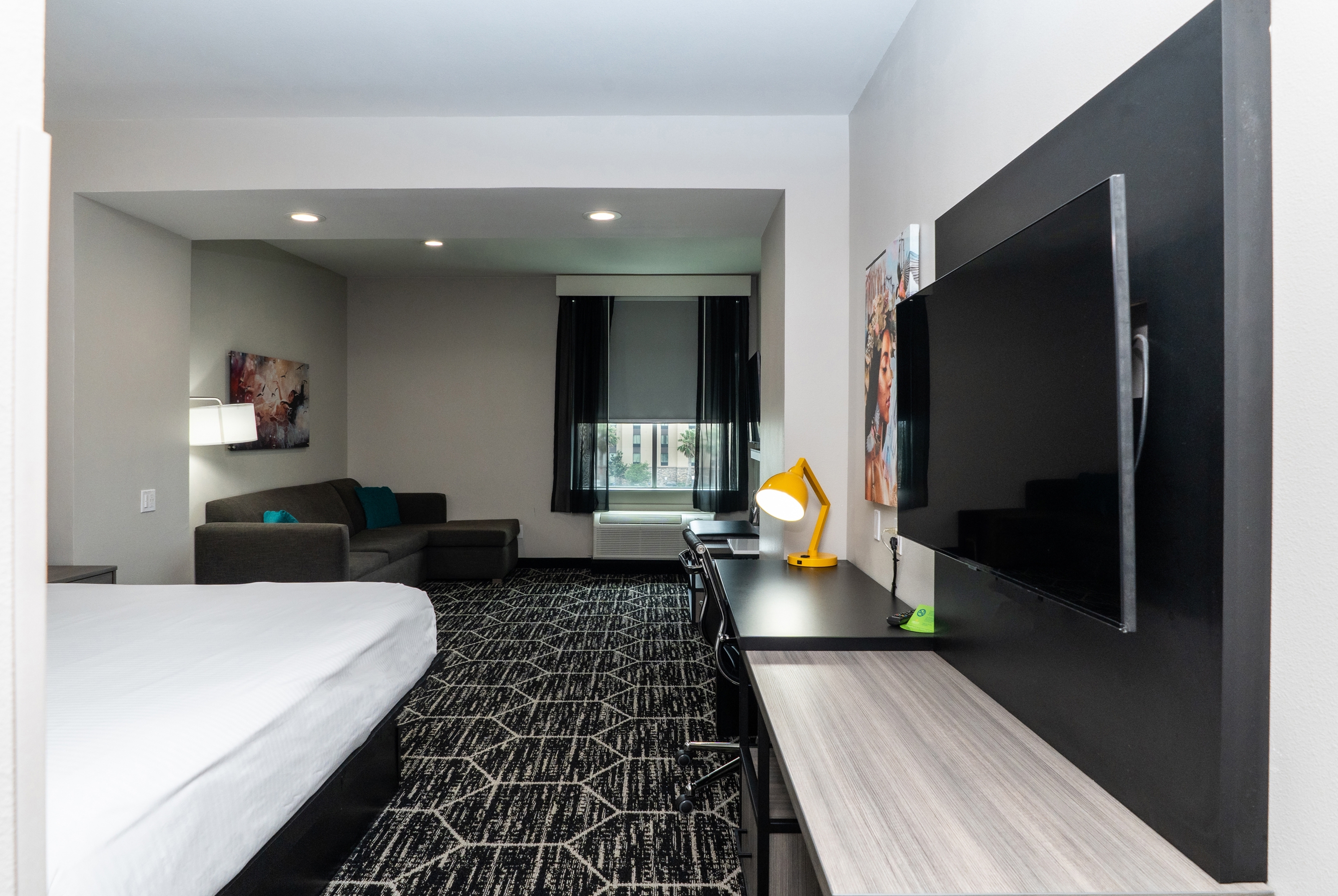 Guest room at the La Quinta Inn & Suites by Wyndham Corpus Christi Southeast in Corpus Christi, Texas