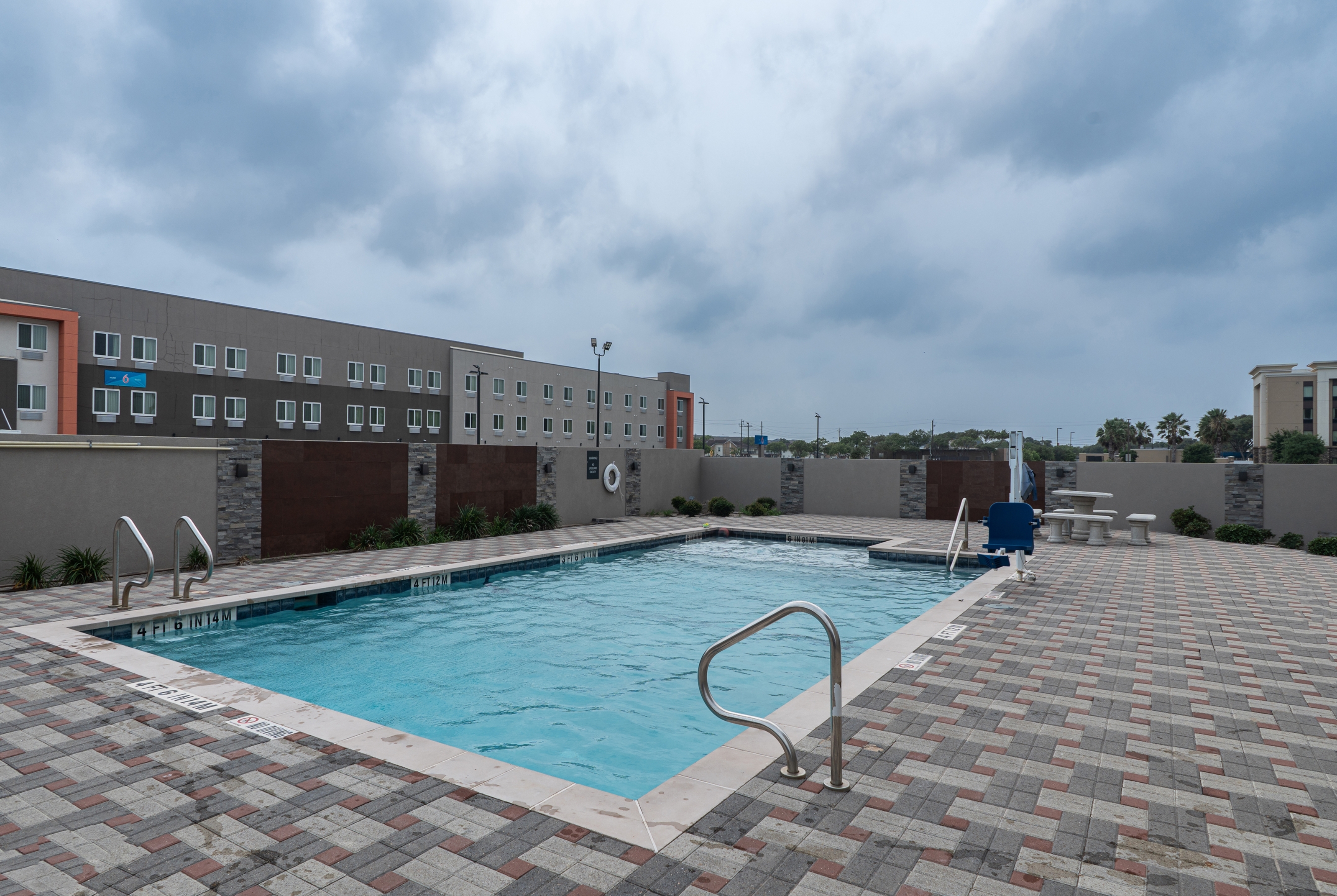 Pool at the La Quinta Inn & Suites by Wyndham Corpus Christi Southeast in Corpus Christi, Texas