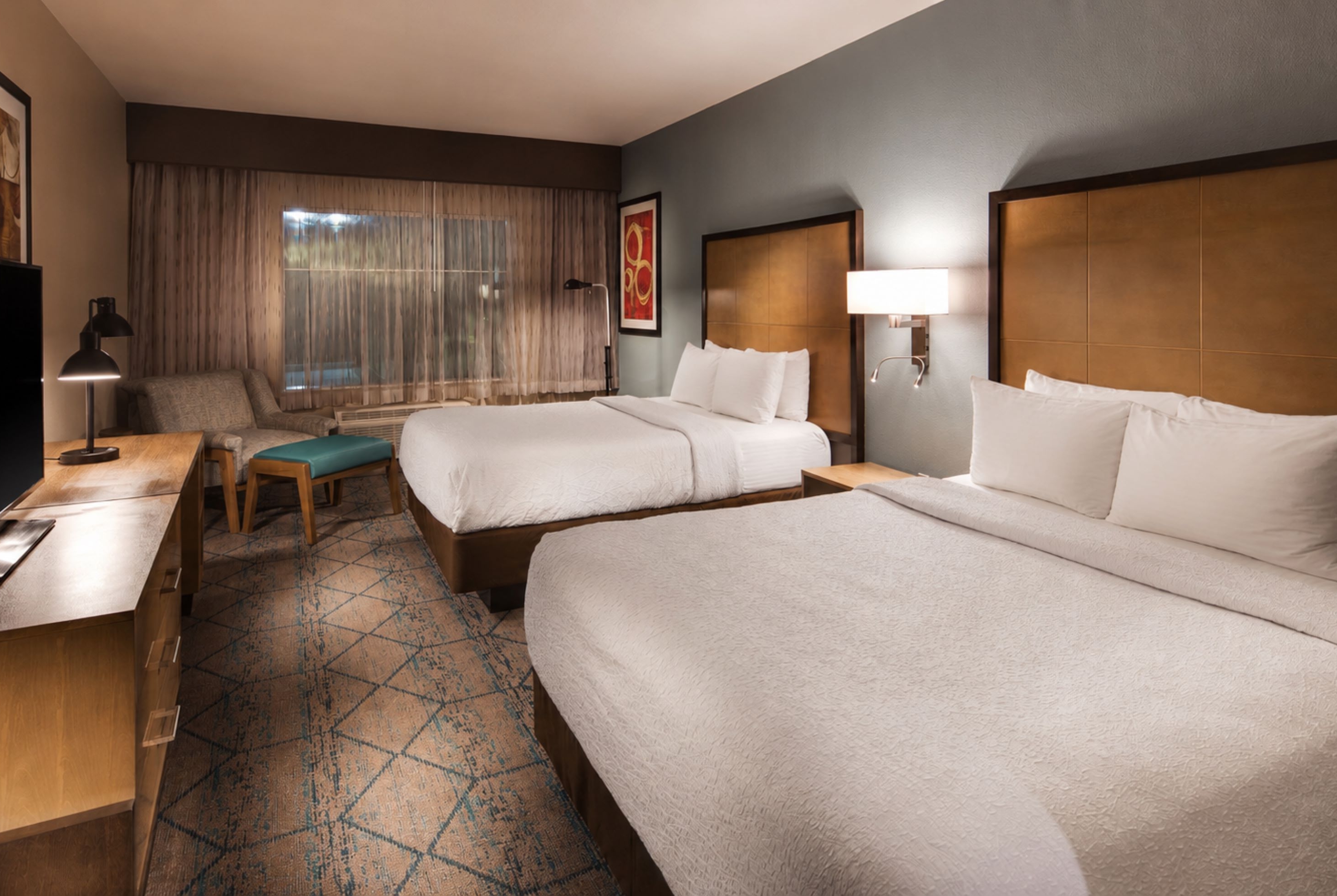 Guest room at the La Quinta Inn and Suites by Wyndham Corpus Christi I-37 NW in Corpus Christi, Texas