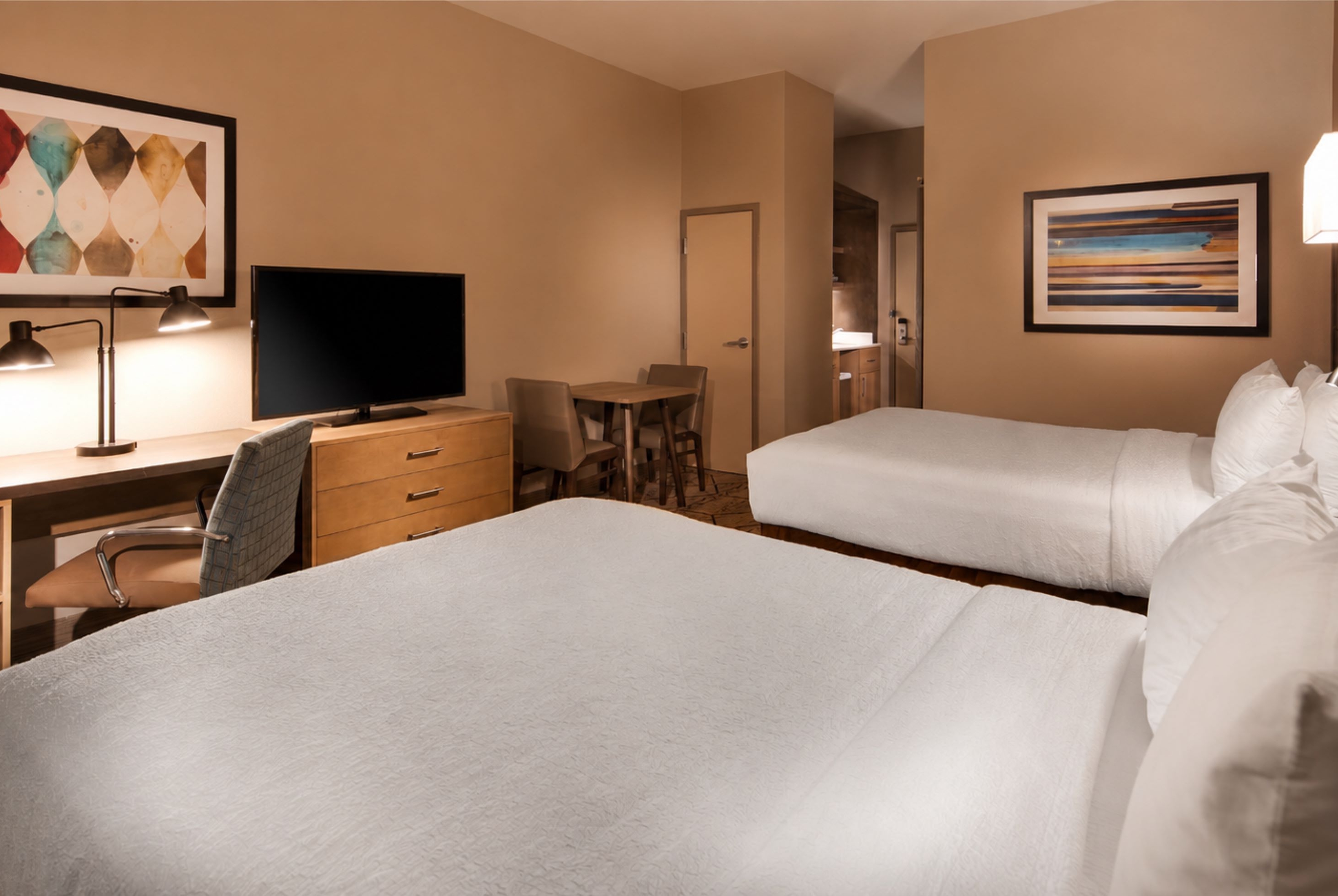 Guest room at the La Quinta Inn and Suites by Wyndham Corpus Christi I-37 NW in Corpus Christi, Texas