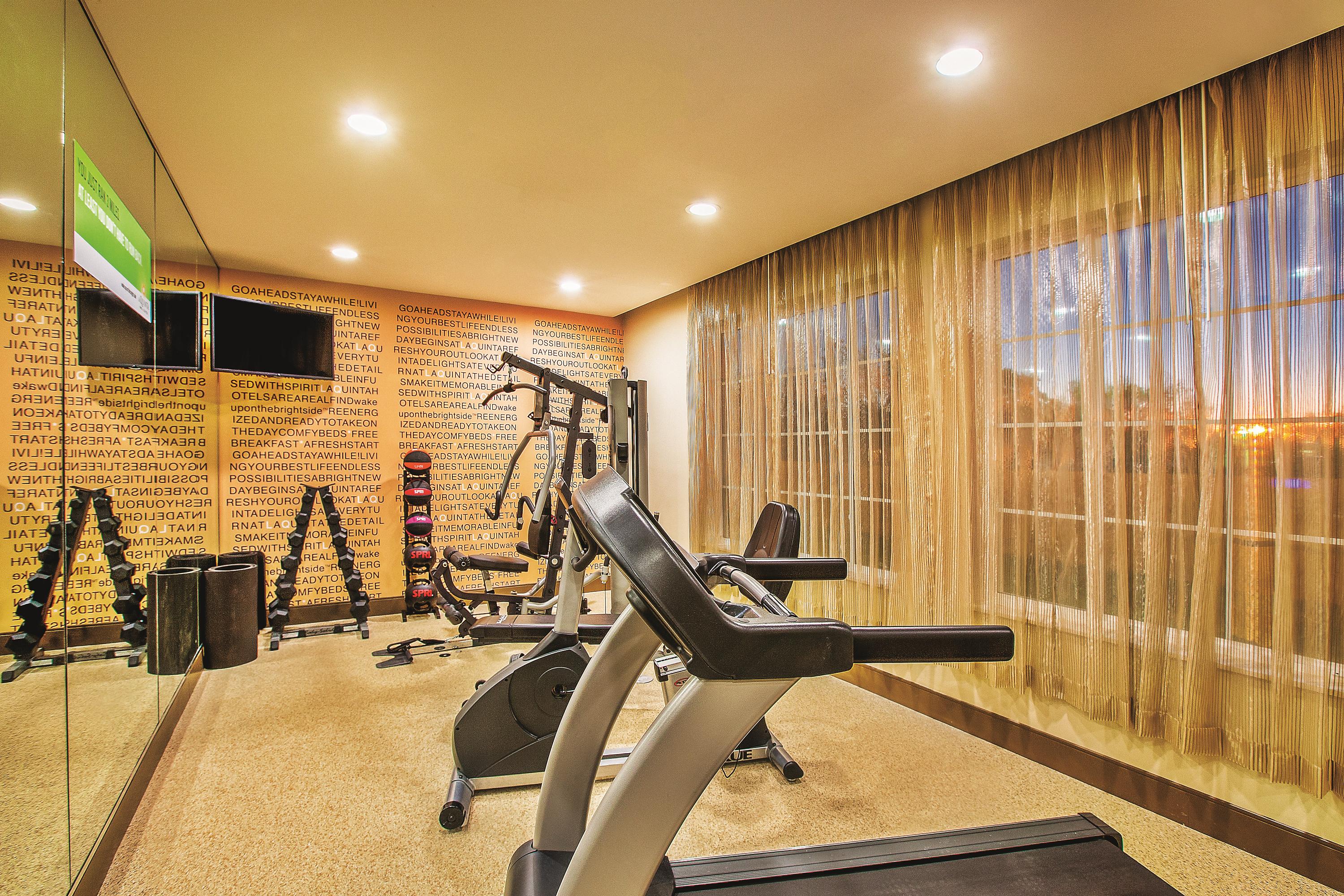 Fitness room at La Quinta Inn & Suites by Wyndham Cotulla in Cotulla, Texas