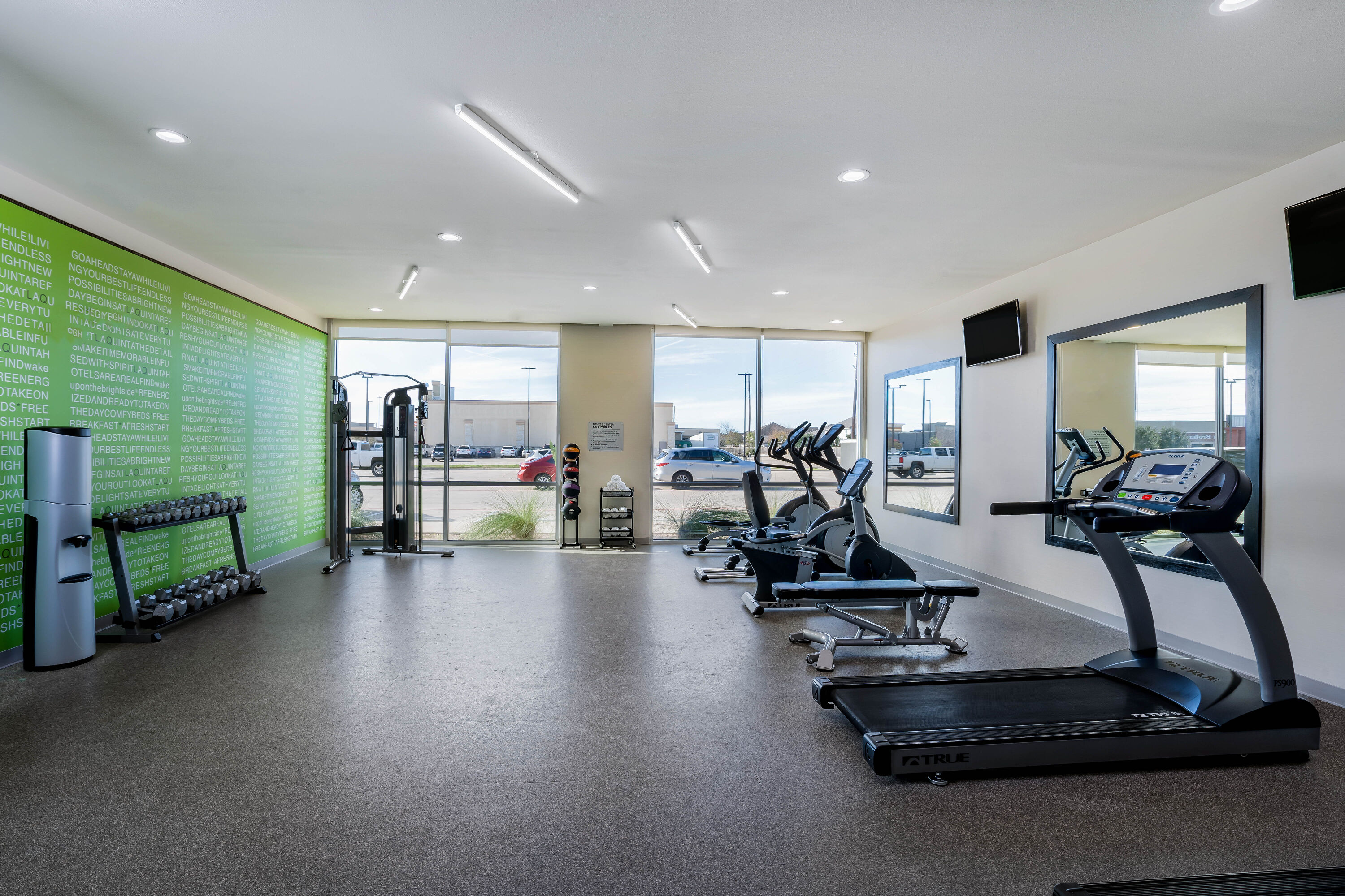 Fitness room at La Quinta Inn & Suites by Wyndham Houston Cypress in Cypress, Texas