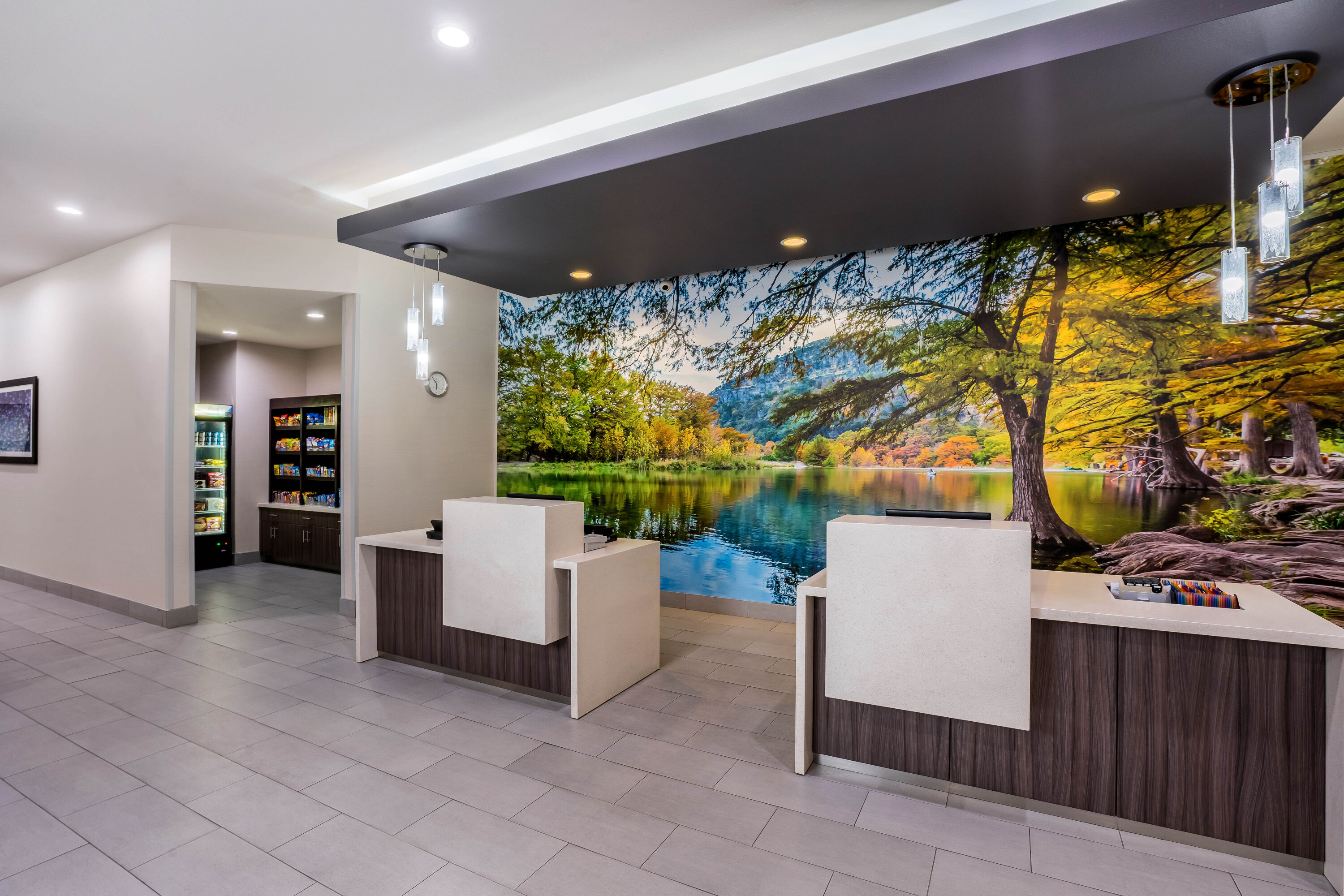 La Quinta Inn & Suites by Wyndham Houston Cypress reception in Cypress, Texas