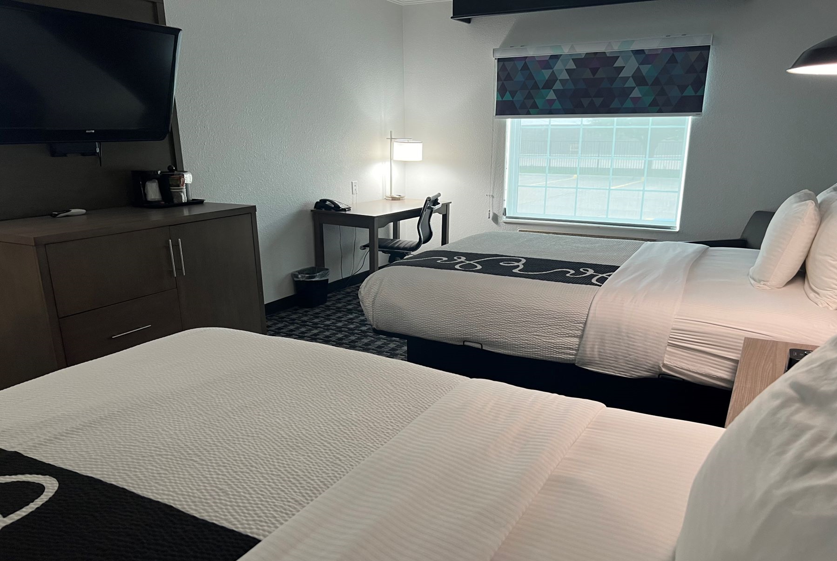 Guest room at the La Quinta Inn & Suites by Wyndham Dalhart in Dalhart, Texas