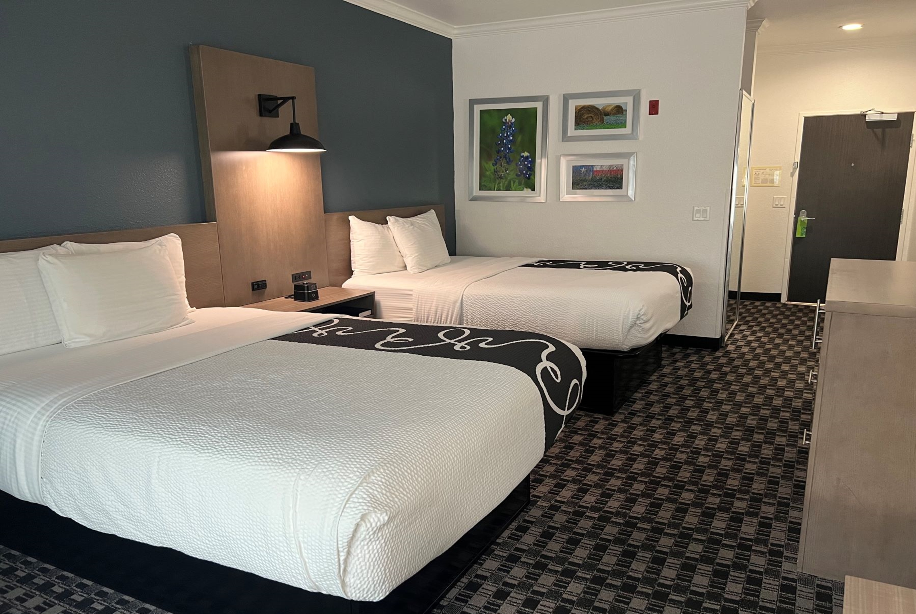 Guest room at the La Quinta Inn & Suites by Wyndham Dalhart in Dalhart, Texas