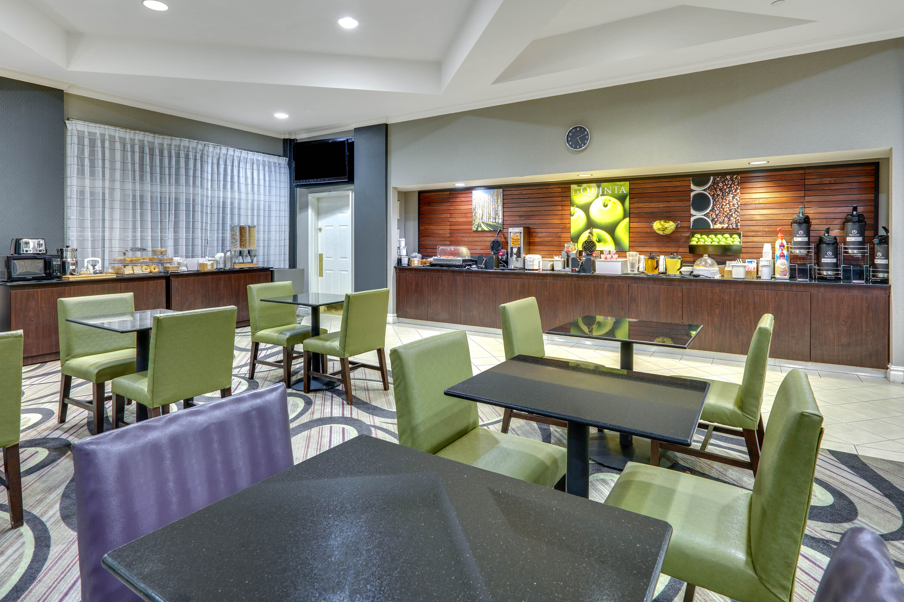 Free breakfast at La Quinta Inn & Suites by Wyndham Dallas North Central in Dallas, Texas