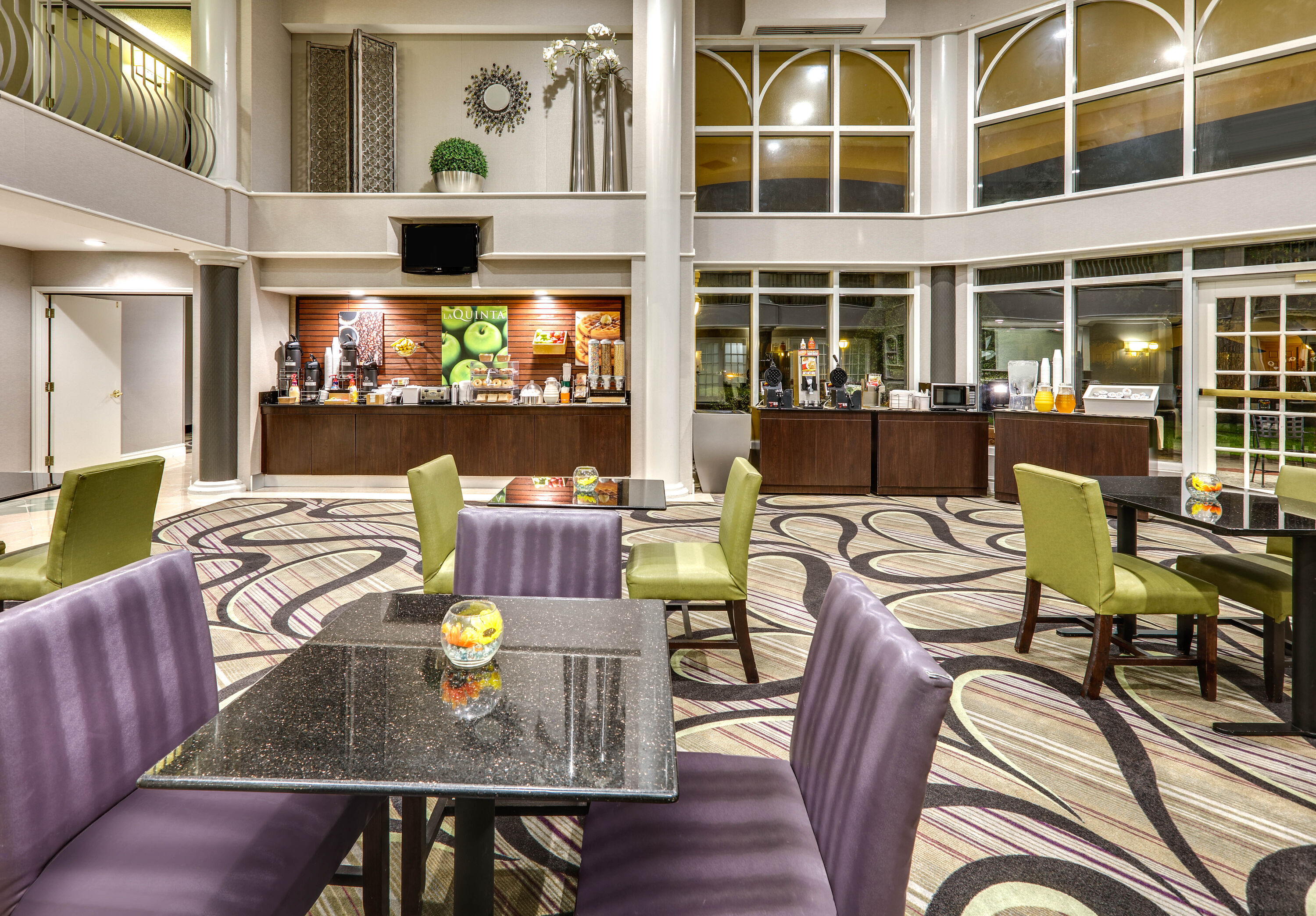 Free breakfast at La Quinta Inn & Suites by Wyndham Dallas - Addison Galleria in Dallas, Texas