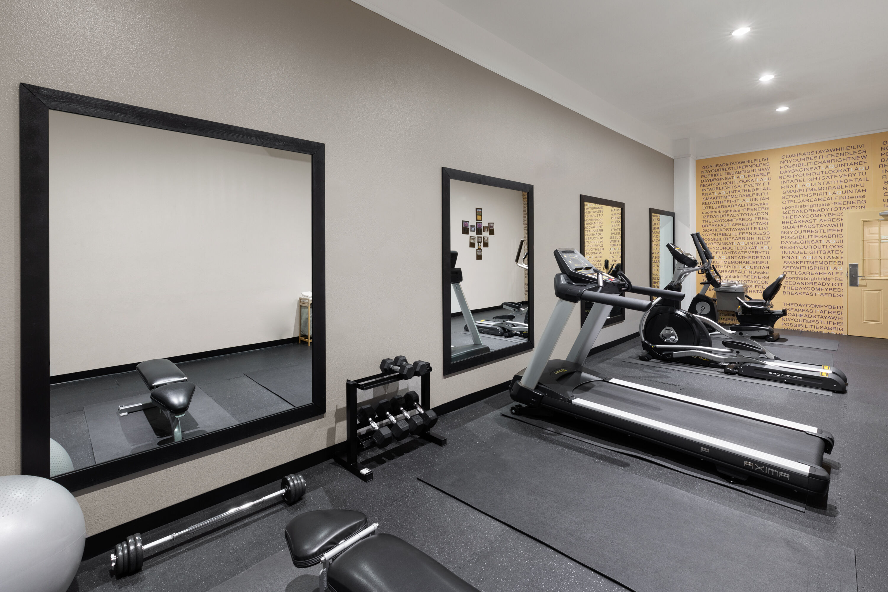 Fitness room at La Quinta Inn & Suites by Wyndham Deer Park in Deer Park, Texas