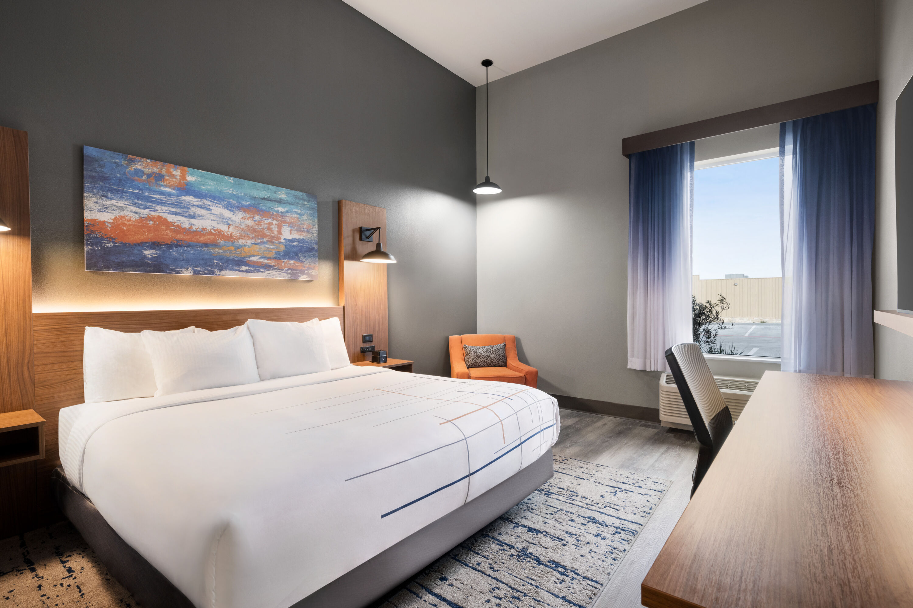 Guest room at the La Quinta Inn & Suites by Wyndham Del Rio in Del Rio, Texas