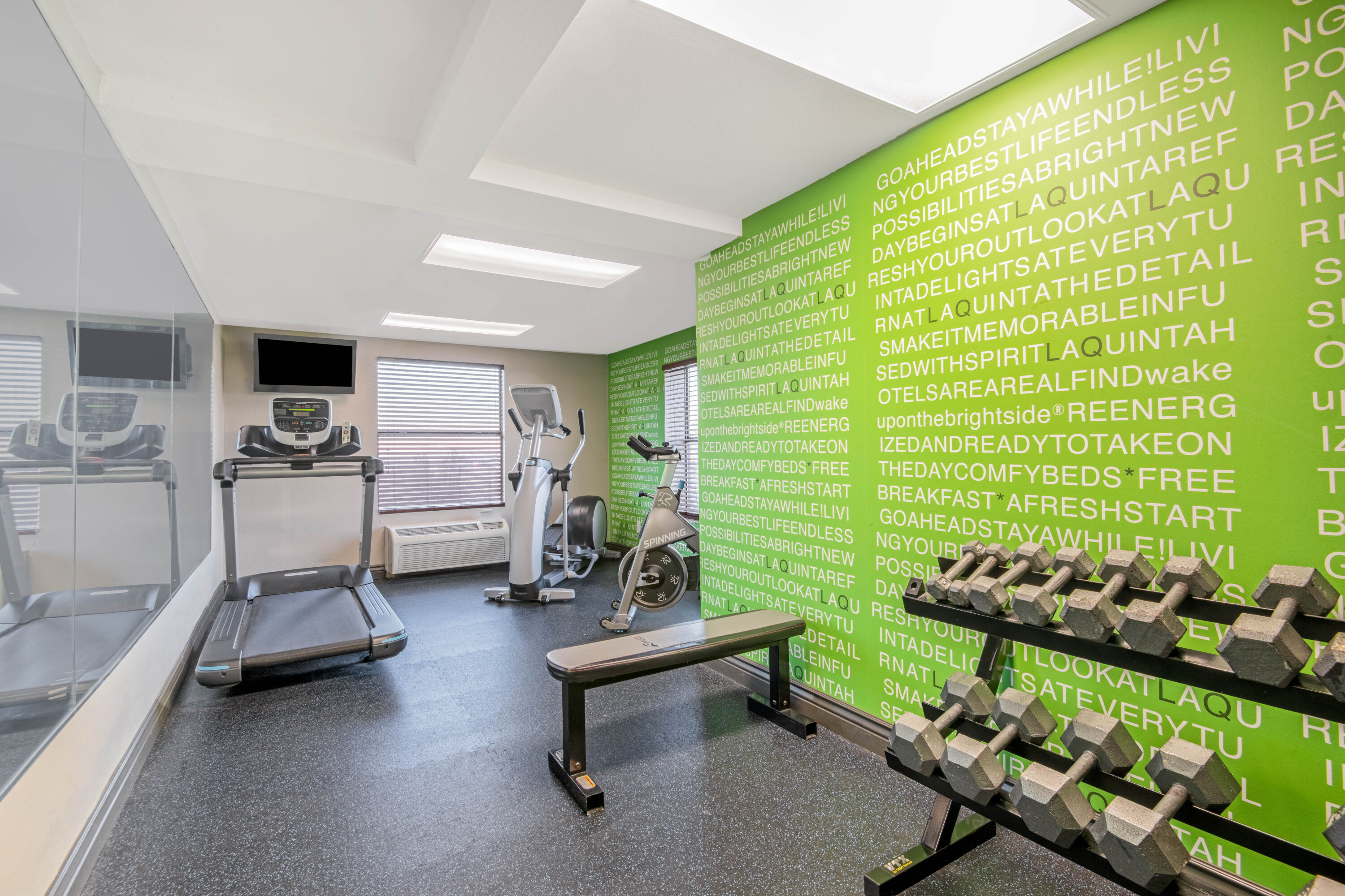 Fitness room at La Quinta Inn & Suites by Wyndham Denison - N. Lake Texoma in Denison, Texas