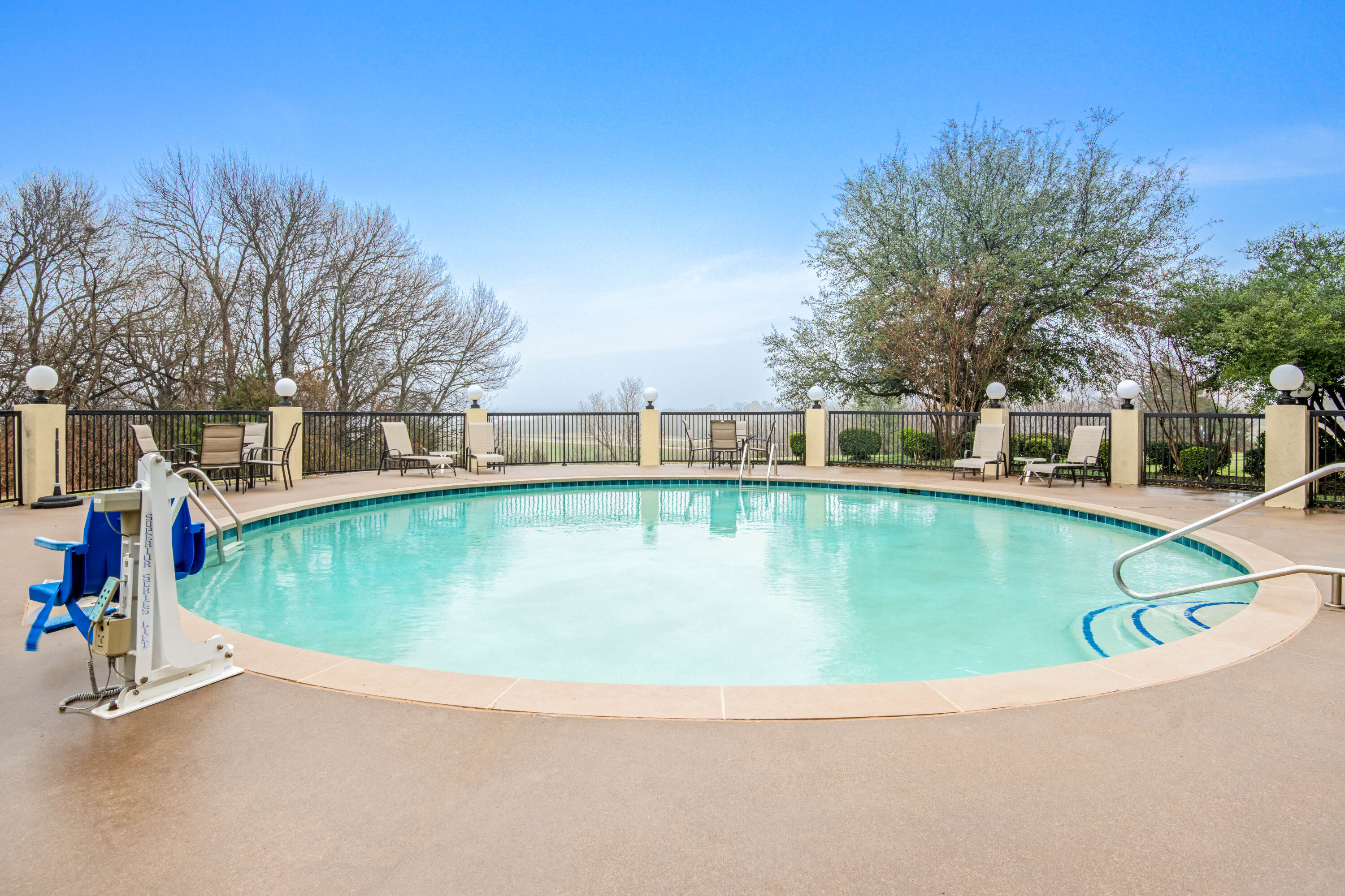 Pool at the La Quinta Inn & Suites by Wyndham Denison - N. Lake Texoma in Denison, Texas