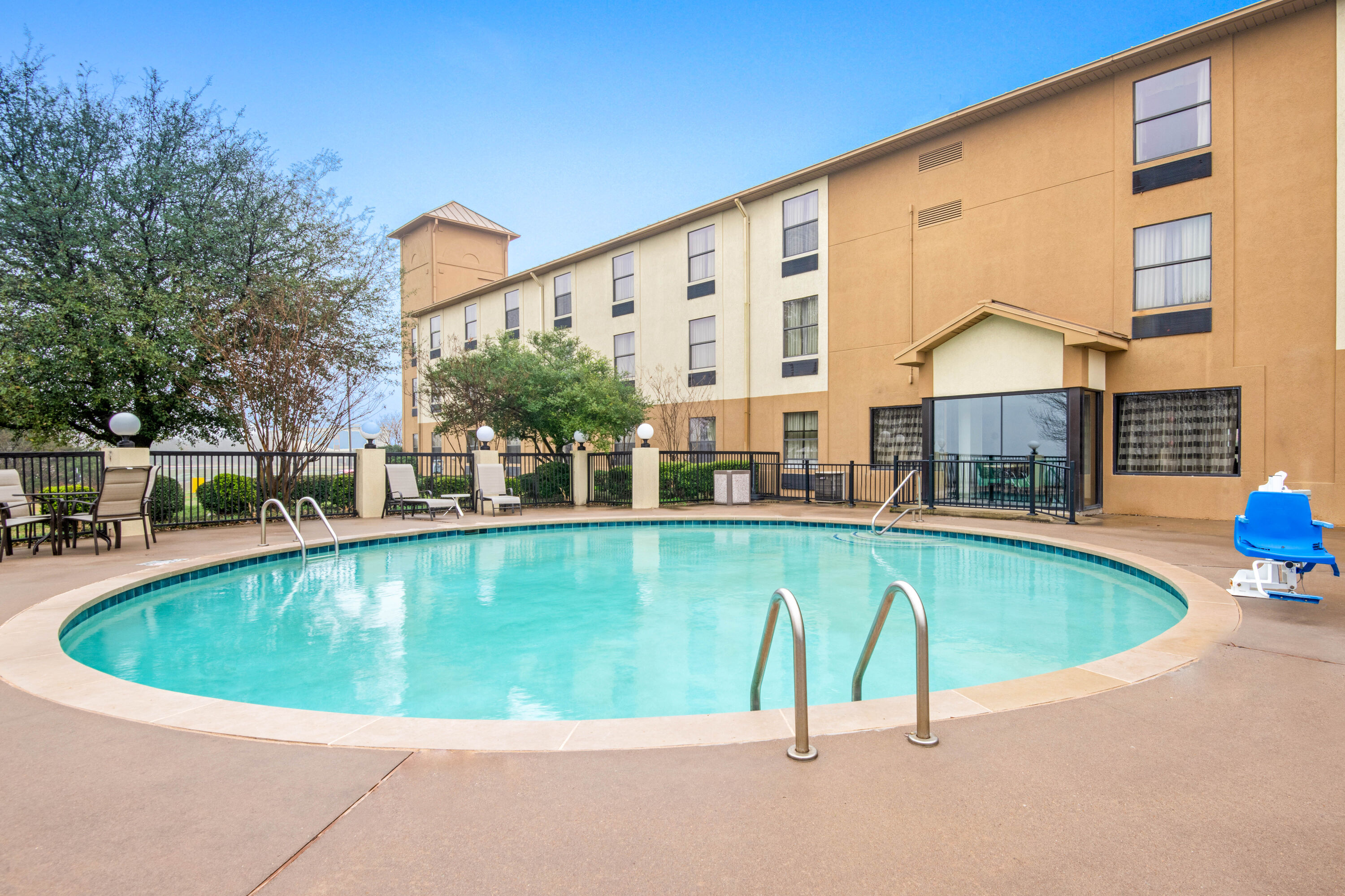 Pool at the La Quinta Inn & Suites by Wyndham Denison - N. Lake Texoma in Denison, Texas