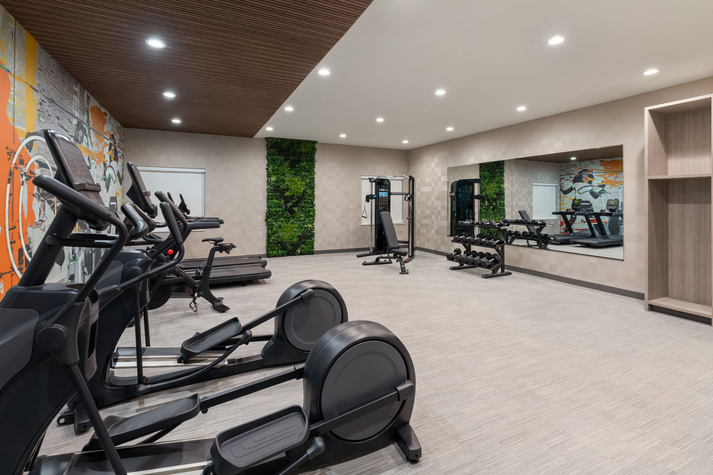 Fitness room at La Quinta Inn & Suites by Wyndham DeSoto in DeSoto, Texas