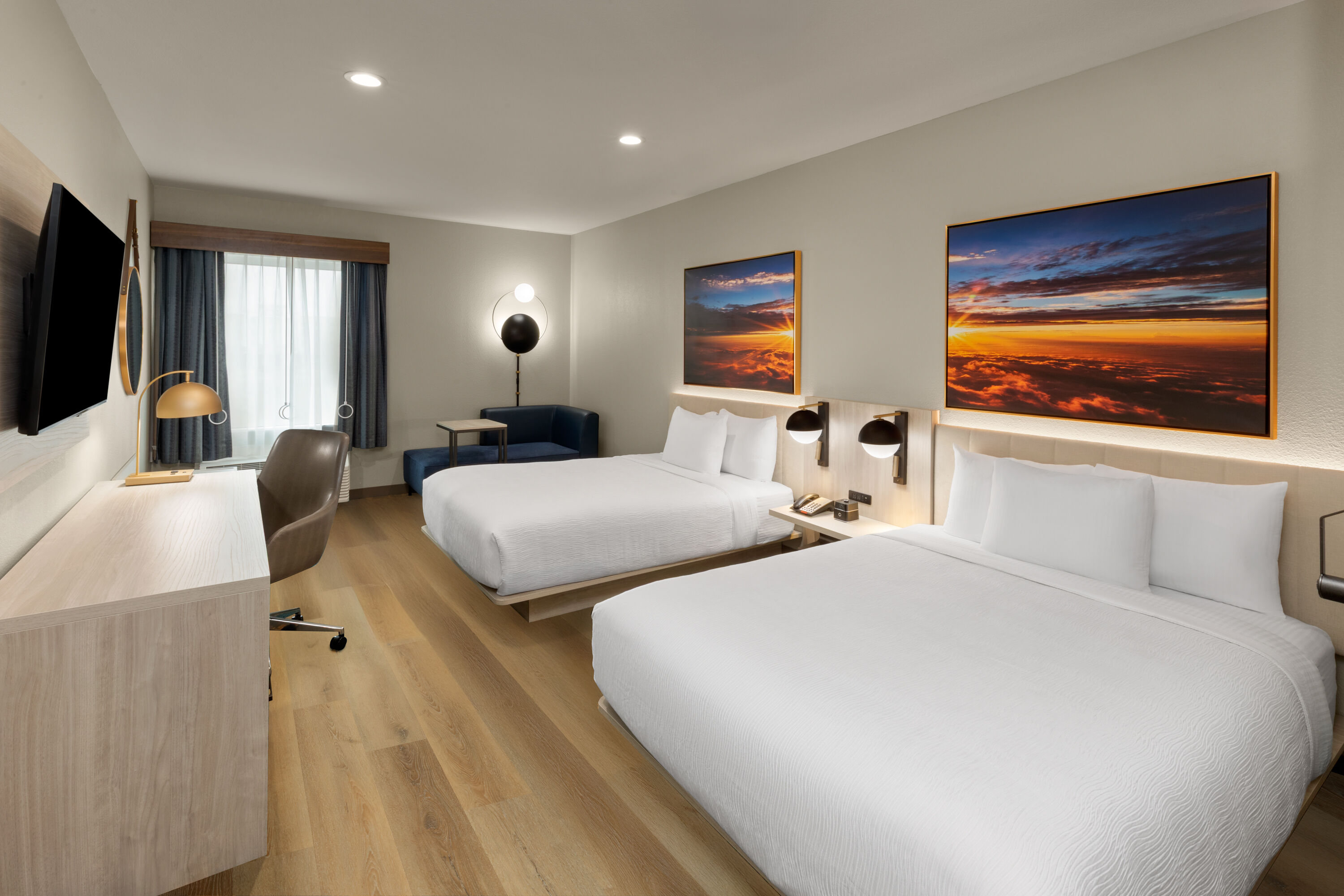 Guest room at the La Quinta Inn & Suites by Wyndham DeSoto in DeSoto, Texas