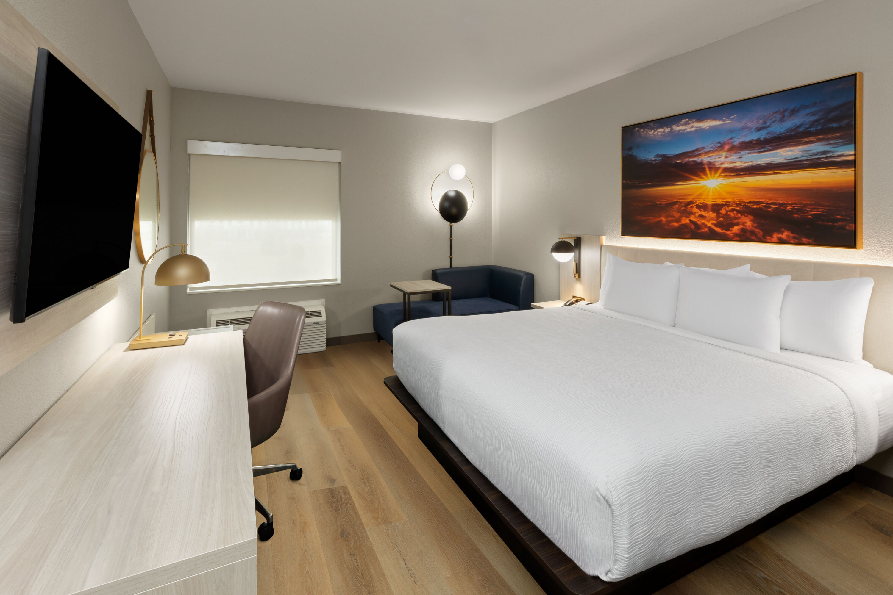 Guest room at the La Quinta Inn & Suites by Wyndham DeSoto in DeSoto, Texas