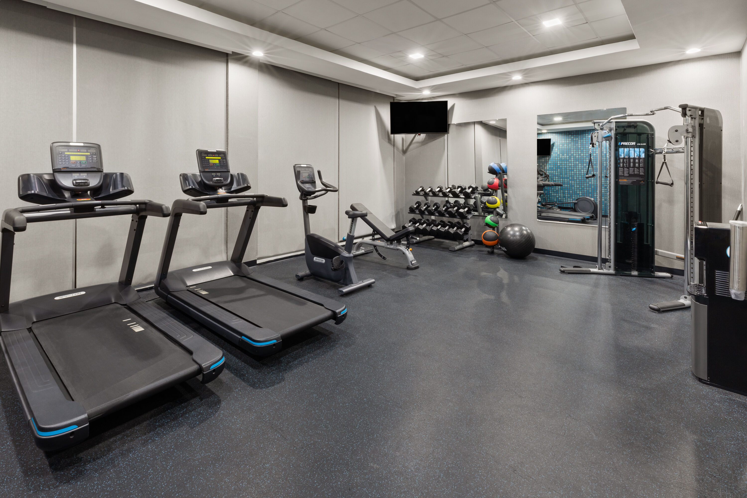 Fitness room at La Quinta Inn & Suites by Wyndham El Paso East Loop-375 in El Paso, Texas