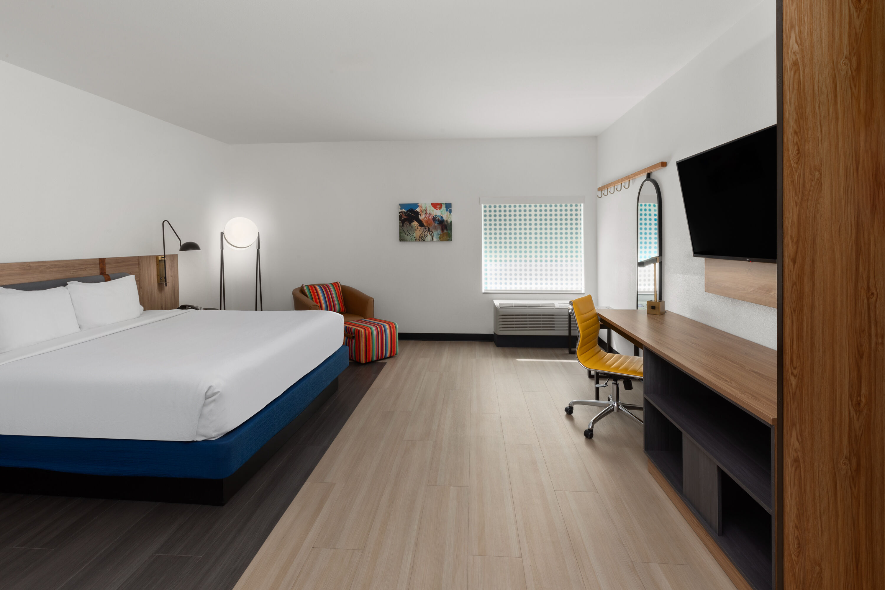 Guest room at the La Quinta Inn & Suites by Wyndham El Paso East Loop-375 in El Paso, Texas