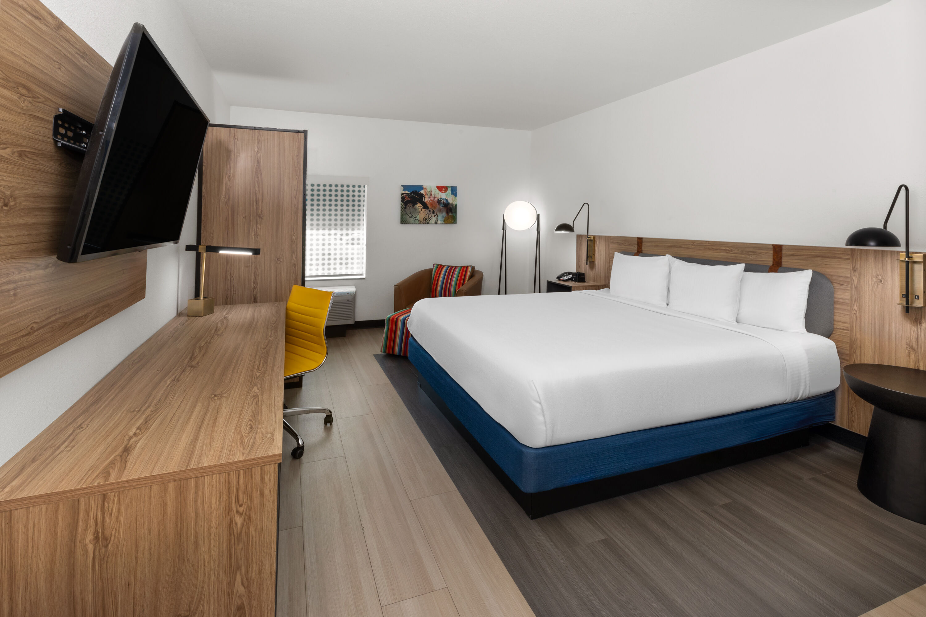 Guest room at the La Quinta Inn & Suites by Wyndham El Paso East Loop-375 in El Paso, Texas