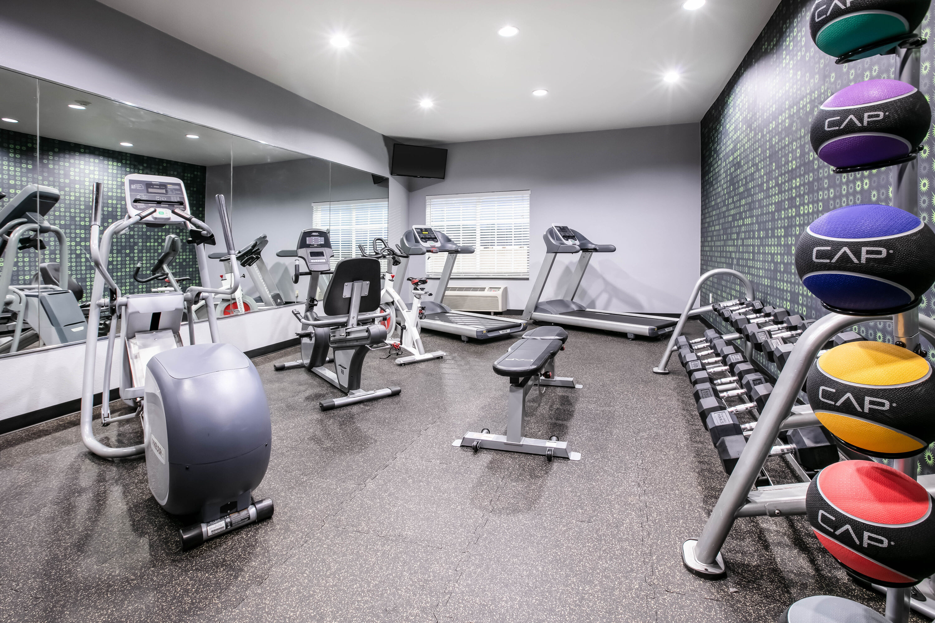 Fitness room at La Quinta Inn & Suites by Wyndham DFW Airport West - Euless in Euless, Texas
