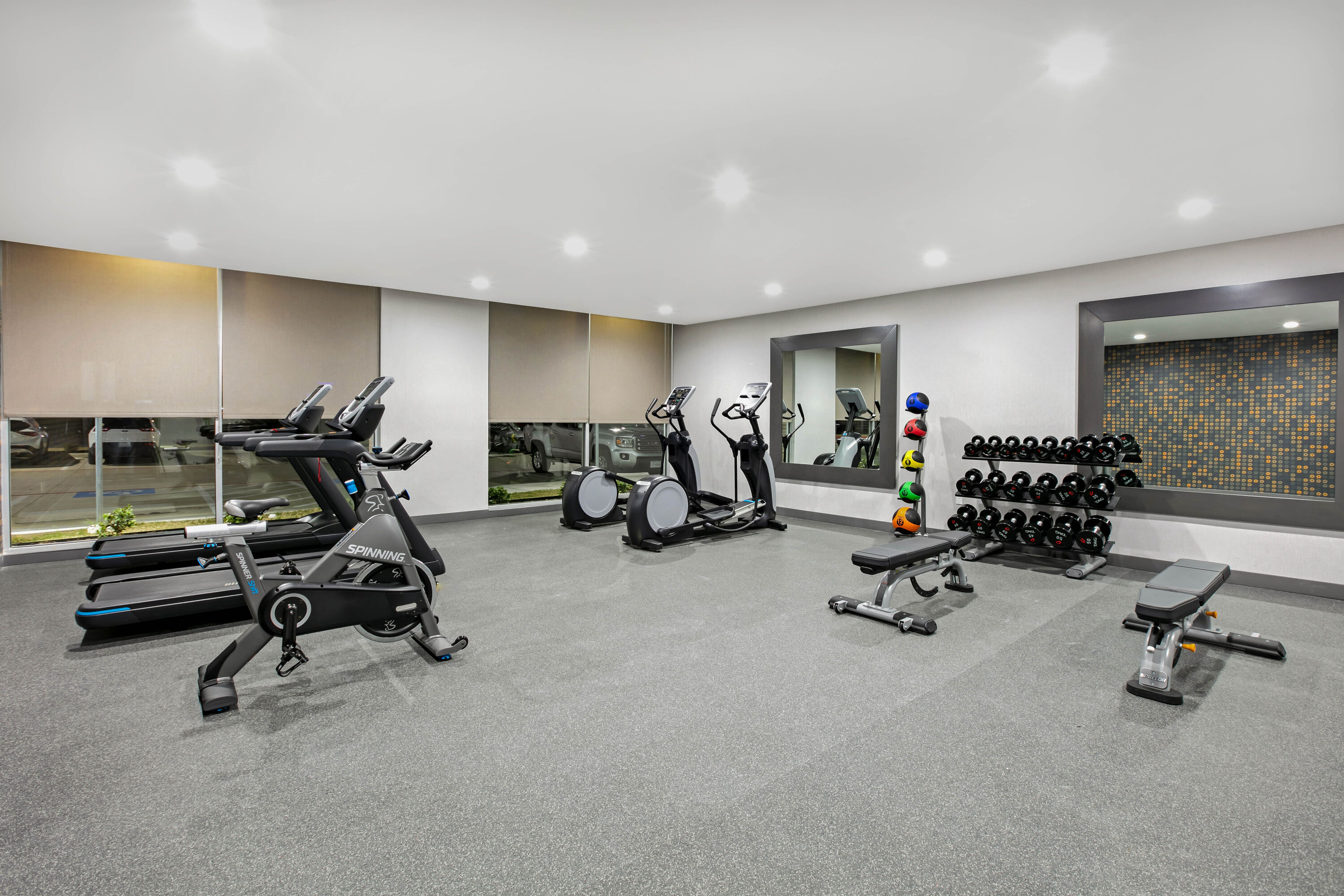 Fitness room at La Quinta Inn & Suites by Wyndham DFW West-Glade Parks in Euless, Texas