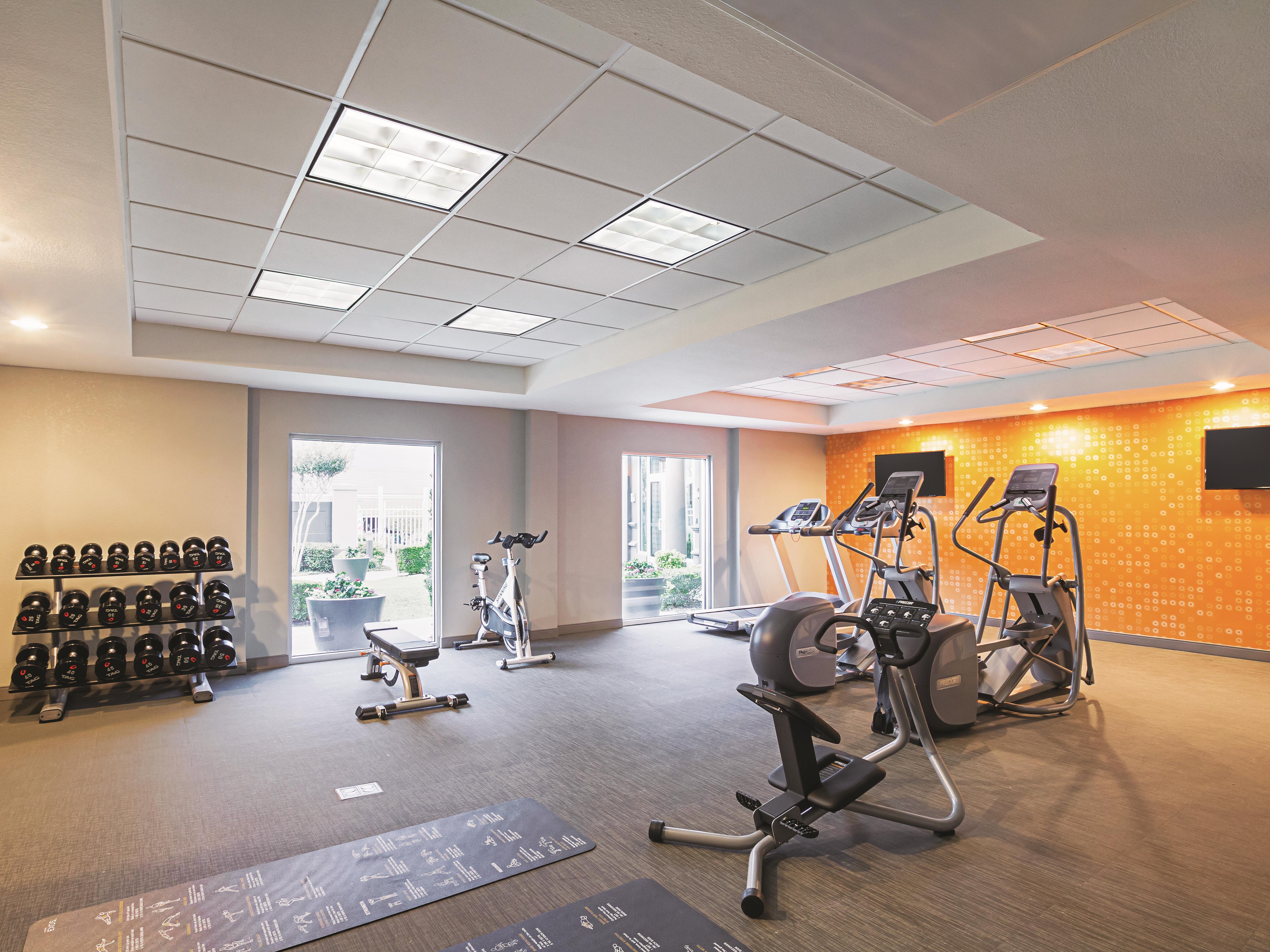 Fitness room at La Quinta Inn & Suites by Wyndham Fort Worth City View in Fort Worth, Texas