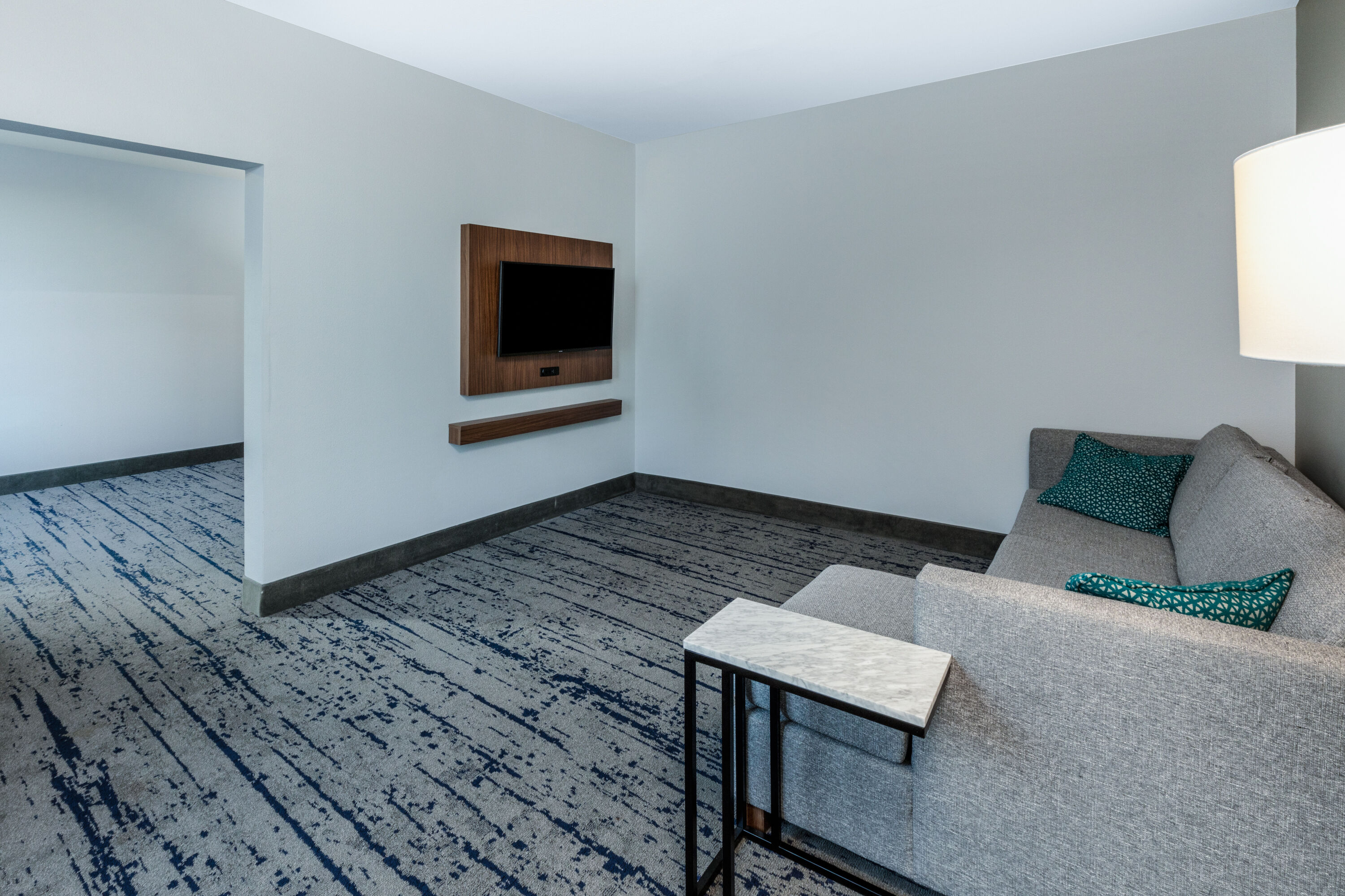 Guest room at the La Quinta Inn & Suites by Wyndham Dallas - Frisco Stadium in Frisco, Texas