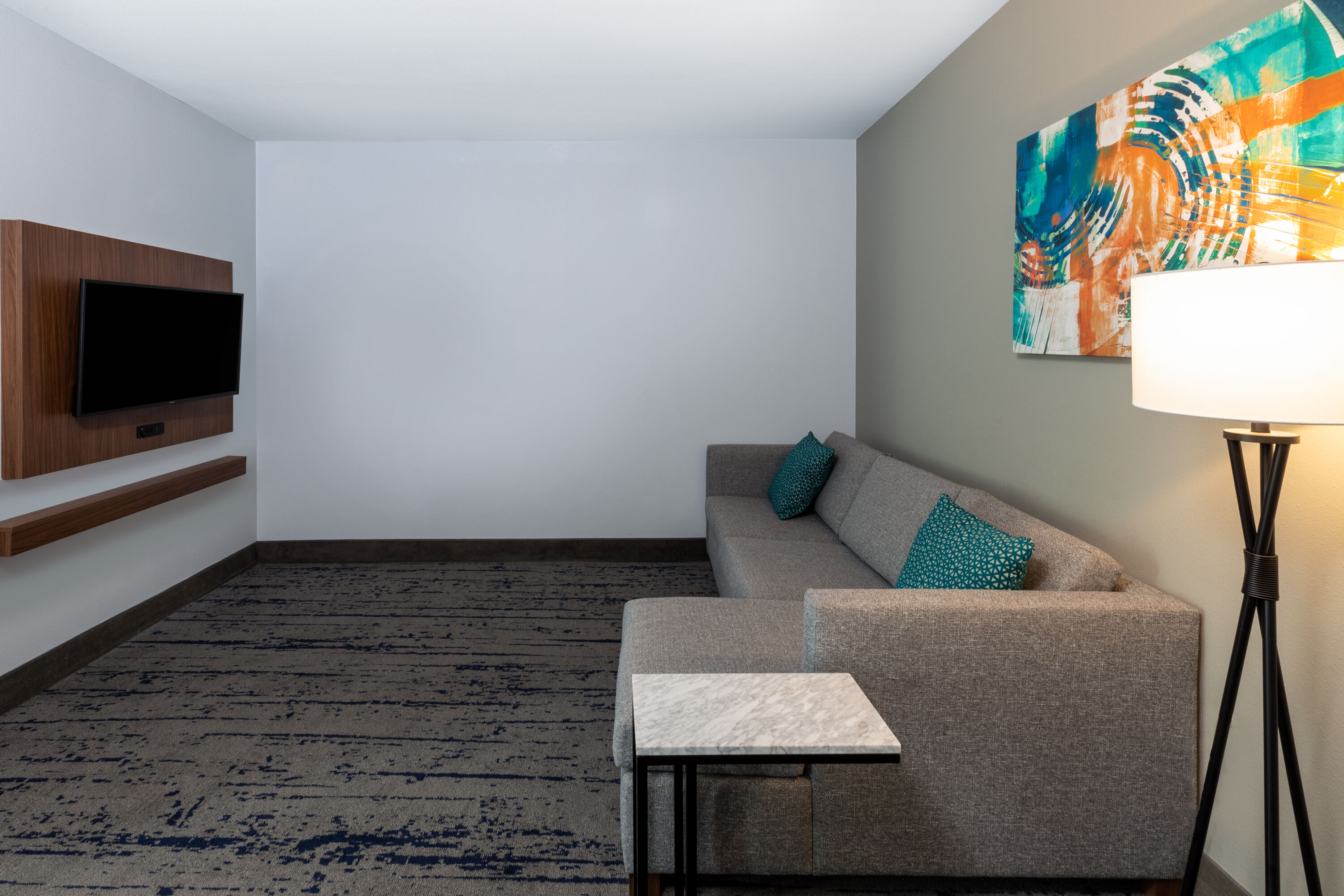 Guest room at the La Quinta Inn & Suites by Wyndham Dallas - Frisco Stadium in Frisco, Texas