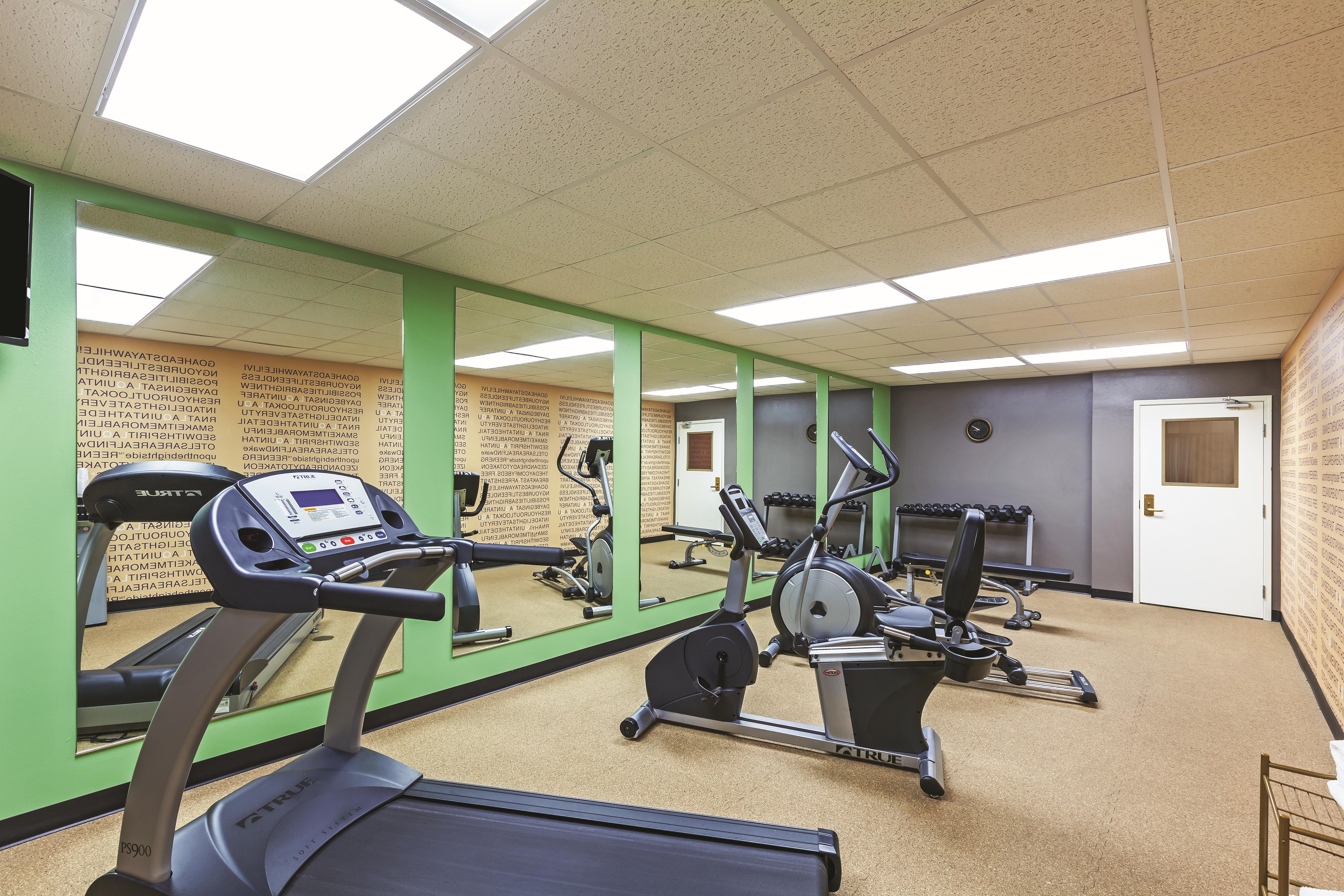 Fitness room at La Quinta Inn & Suites by Wyndham Granbury in Granbury, Texas