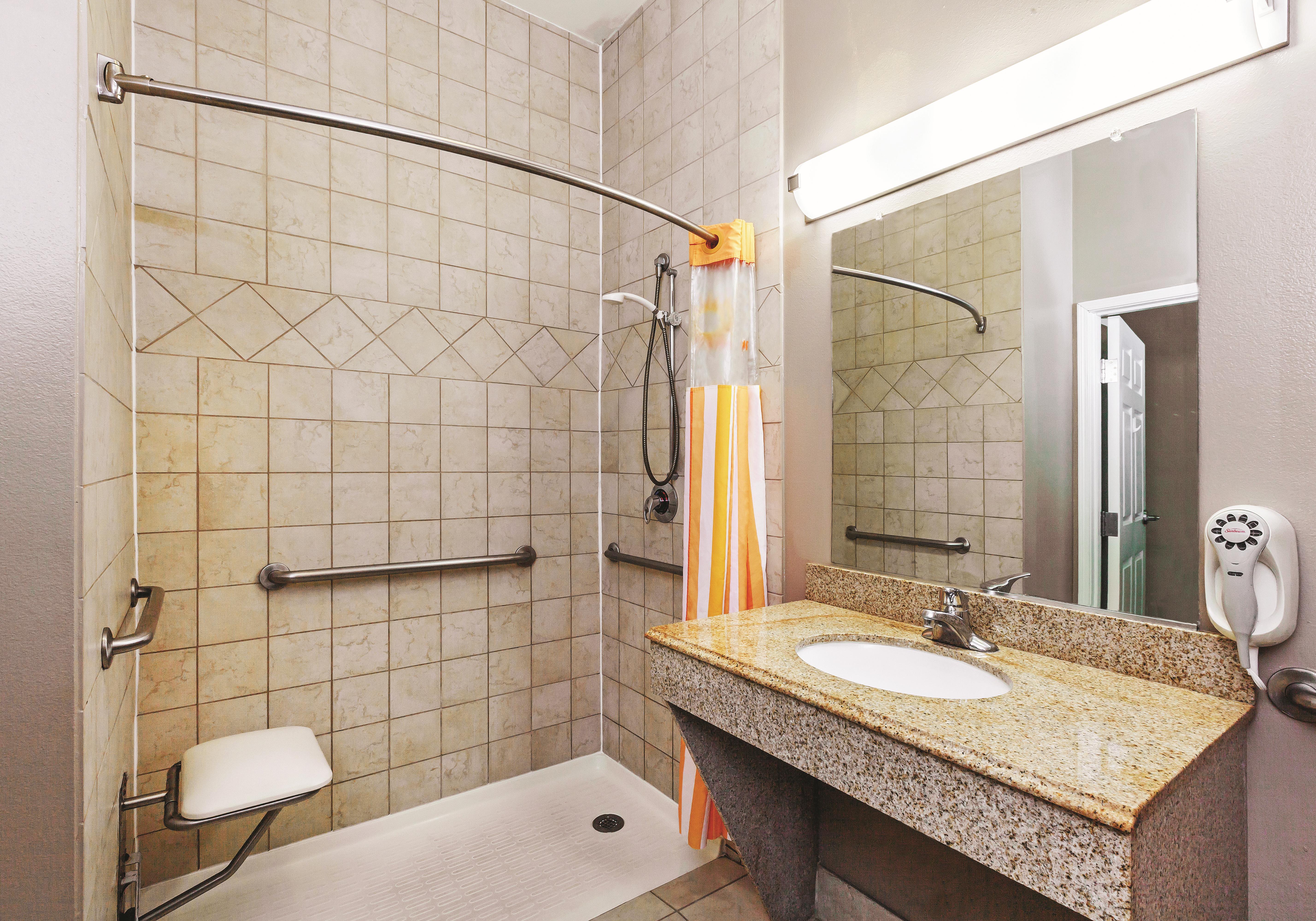 Guest room at the La Quinta Inn & Suites by Wyndham Granbury in Granbury, Texas