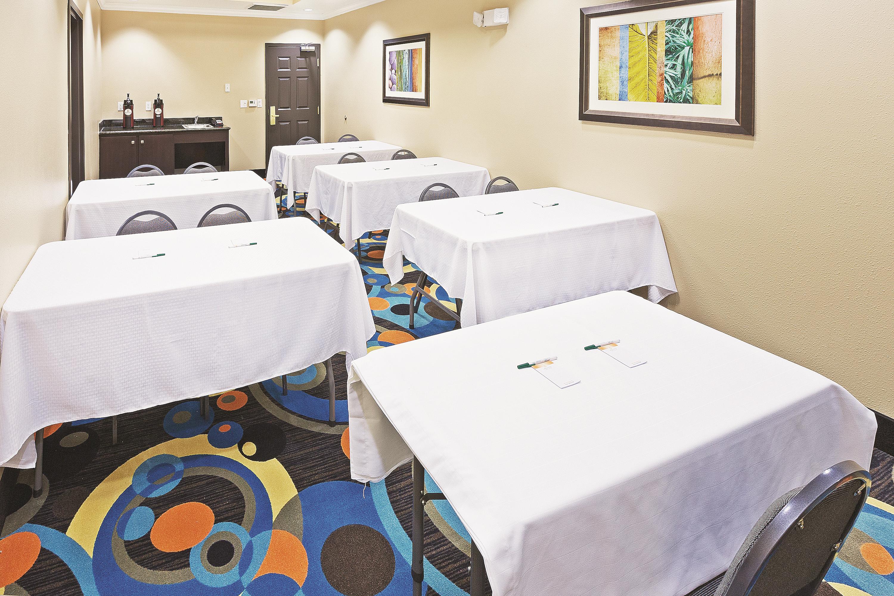 Meeting room at La Quinta Inn & Suites by Wyndham Houston Hobby Airport in Houston, Texas