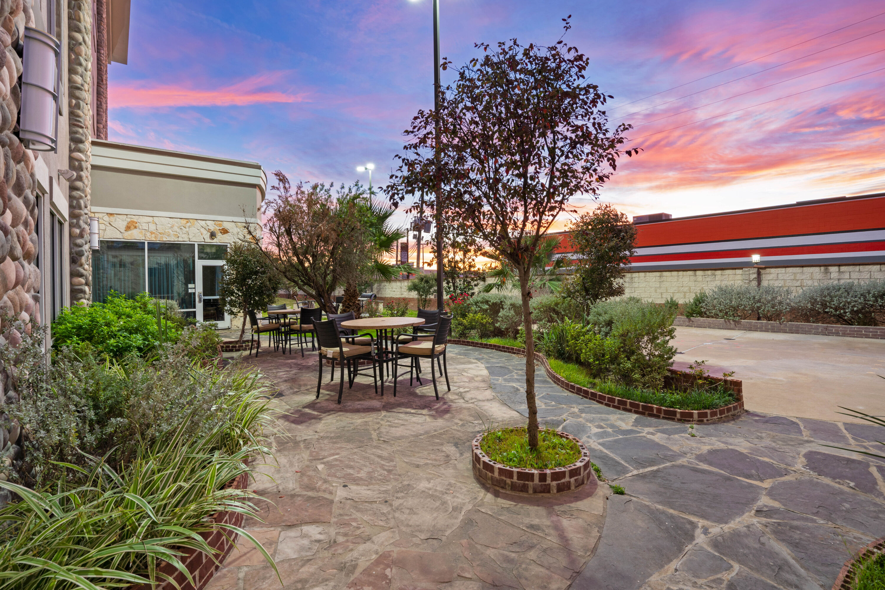 Courtyard at La Quinta by Wyndham Houston Willowbrook Vintage Park in Houston, Texas