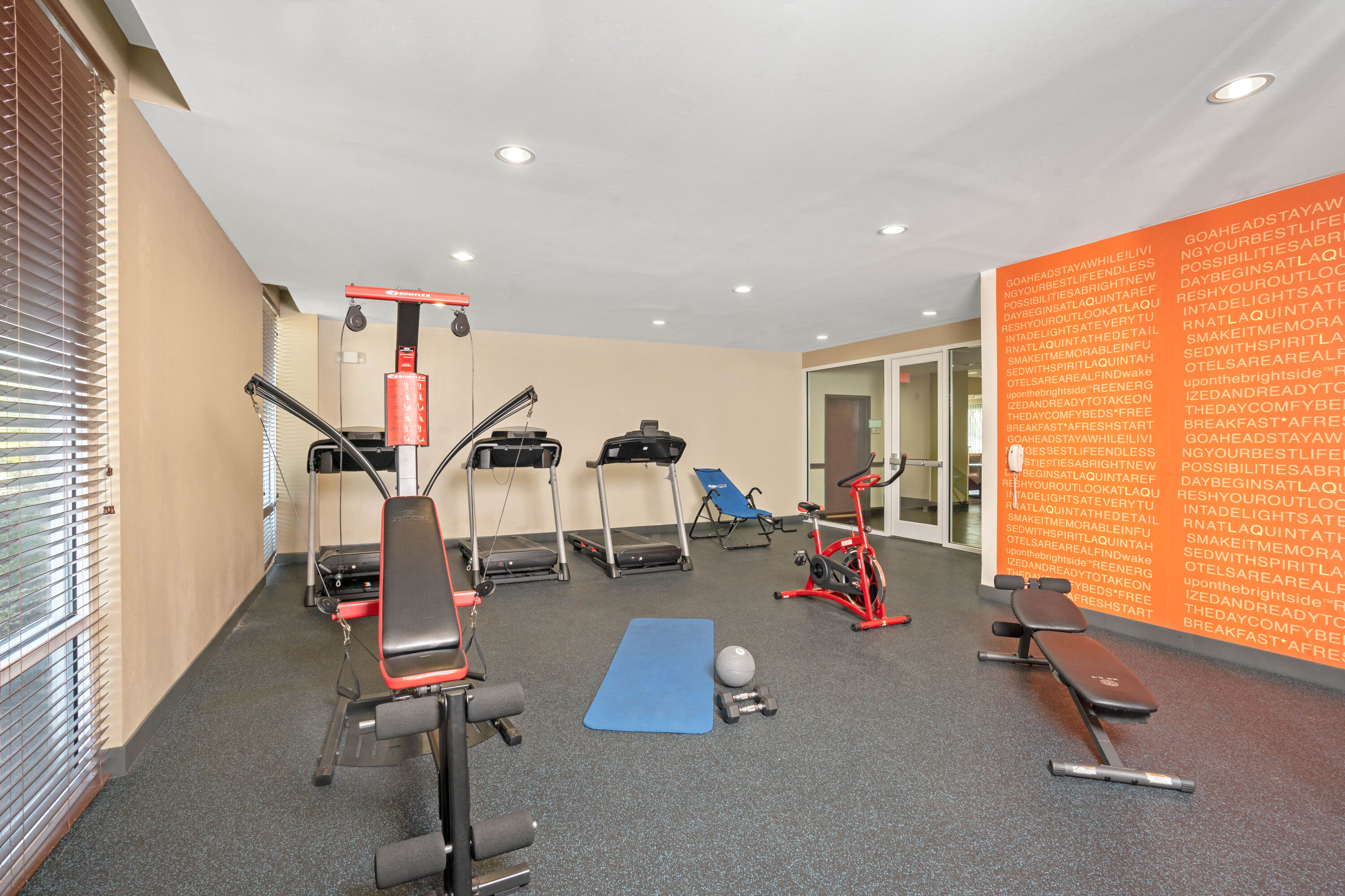 Fitness room at La Quinta by Wyndham Houston Willowbrook Vintage Park in Houston, Texas