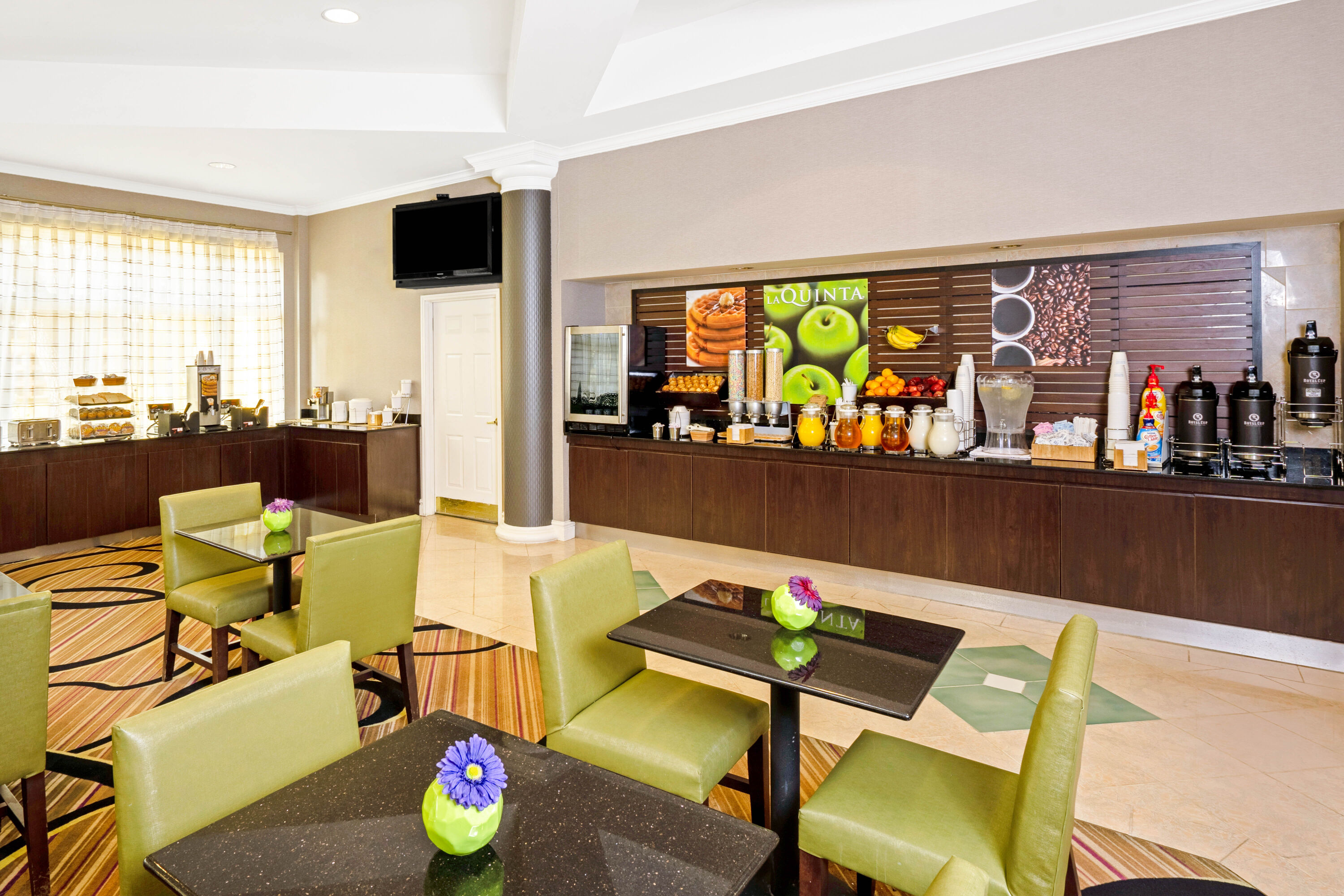 Free breakfast at La Quinta Inn & Suites by Wyndham Houston West Park 10 in Houston, Texas