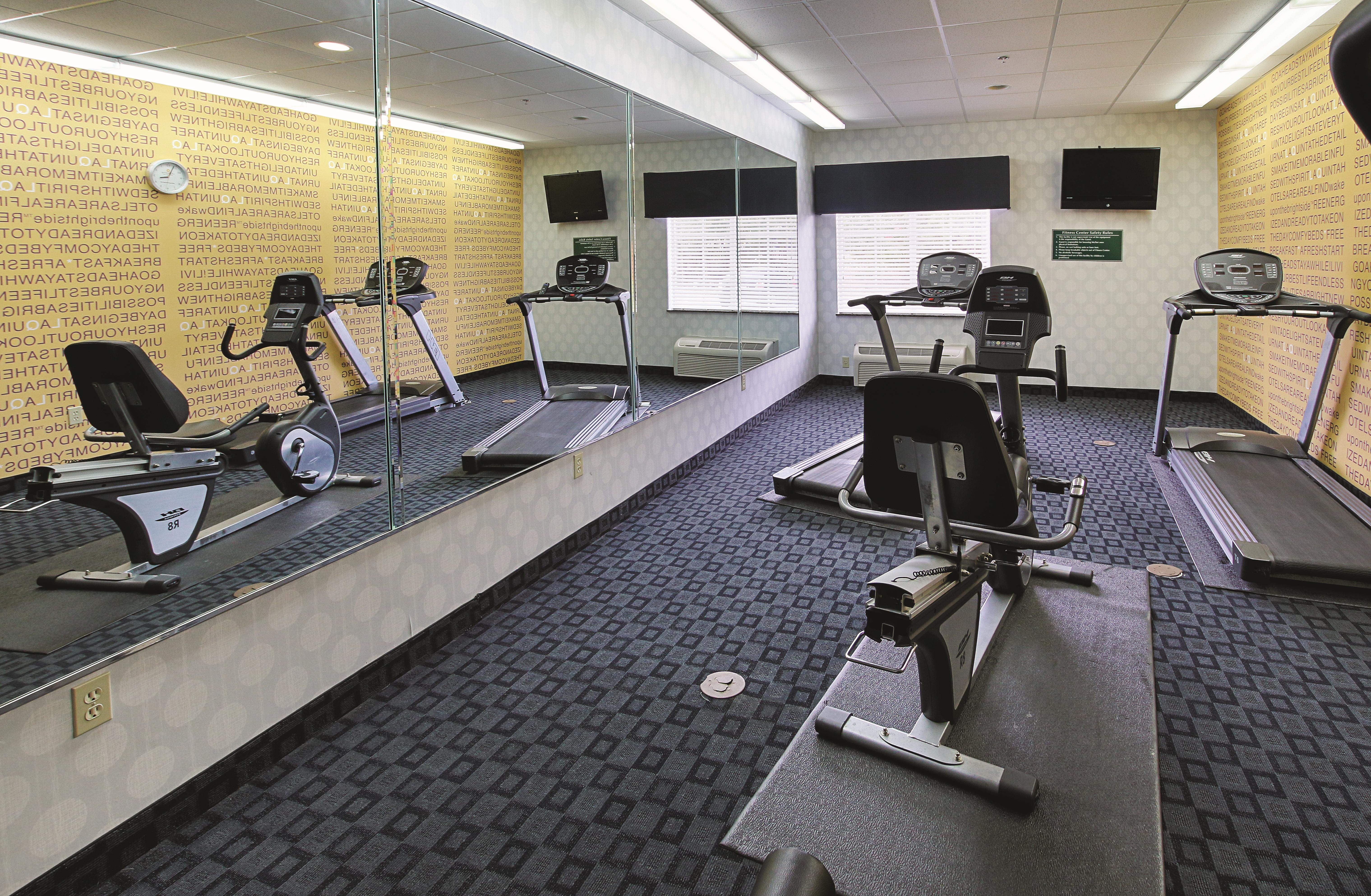 Fitness room at La Quinta Inn & Suites by Wyndham Dallas - Hutchins in Hutchins, Texas