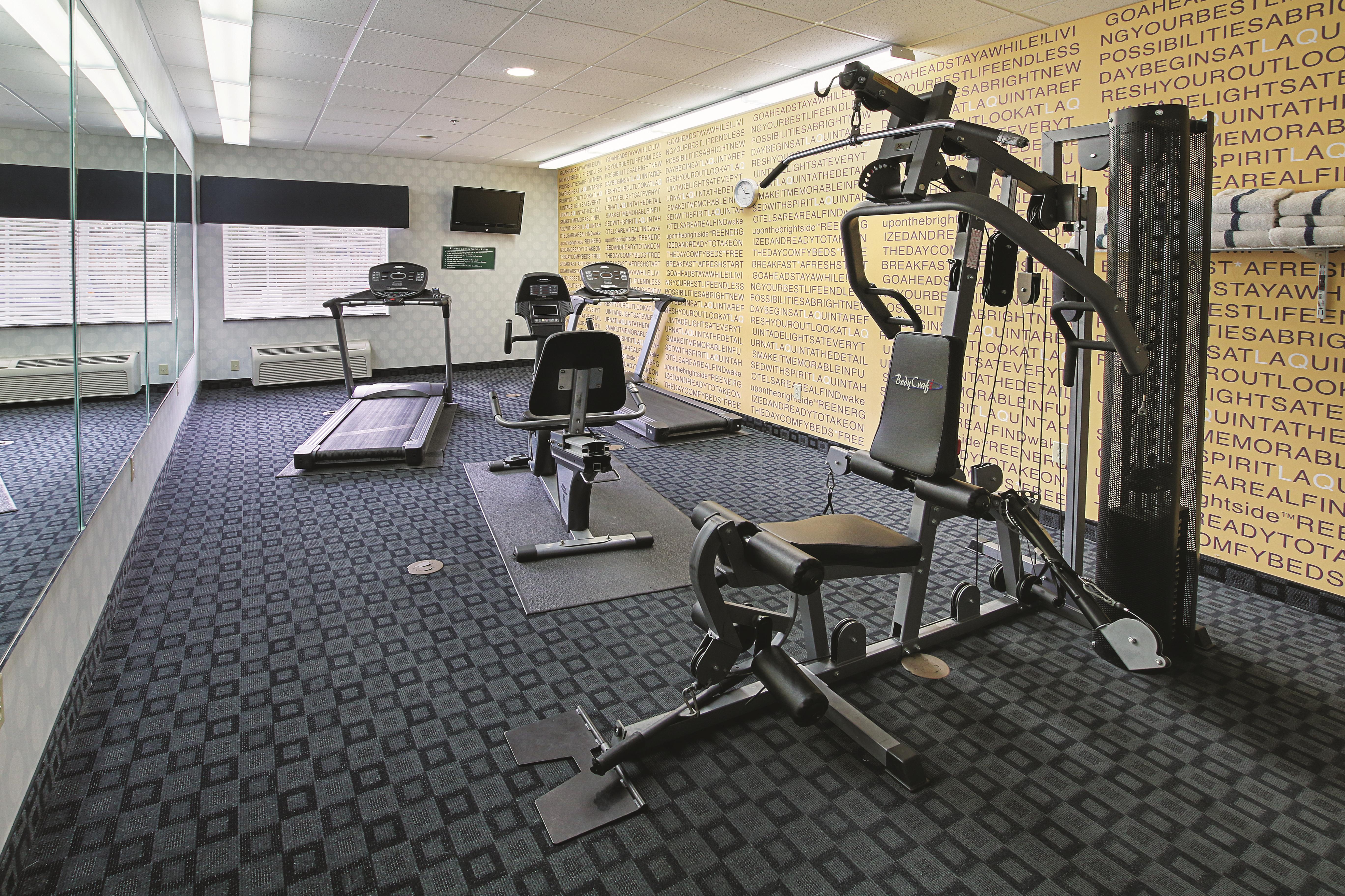 Fitness room at La Quinta Inn & Suites by Wyndham Dallas - Hutchins in Hutchins, Texas