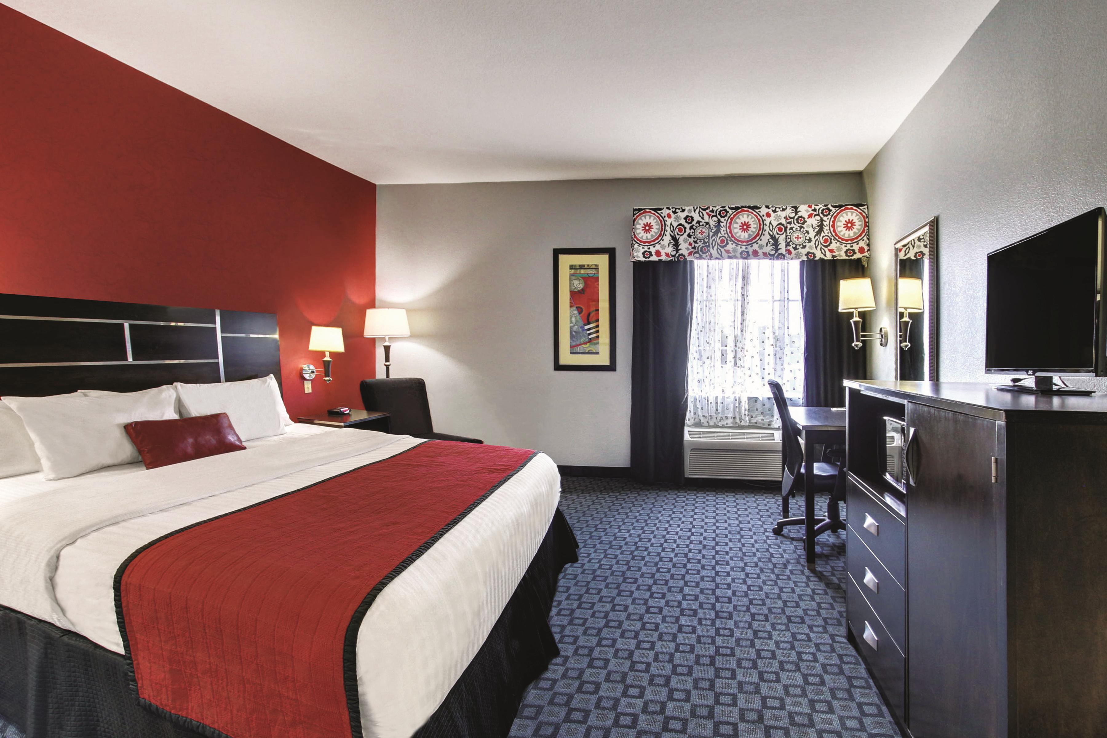 Guest room at the La Quinta Inn & Suites by Wyndham Dallas - Hutchins in Hutchins, Texas