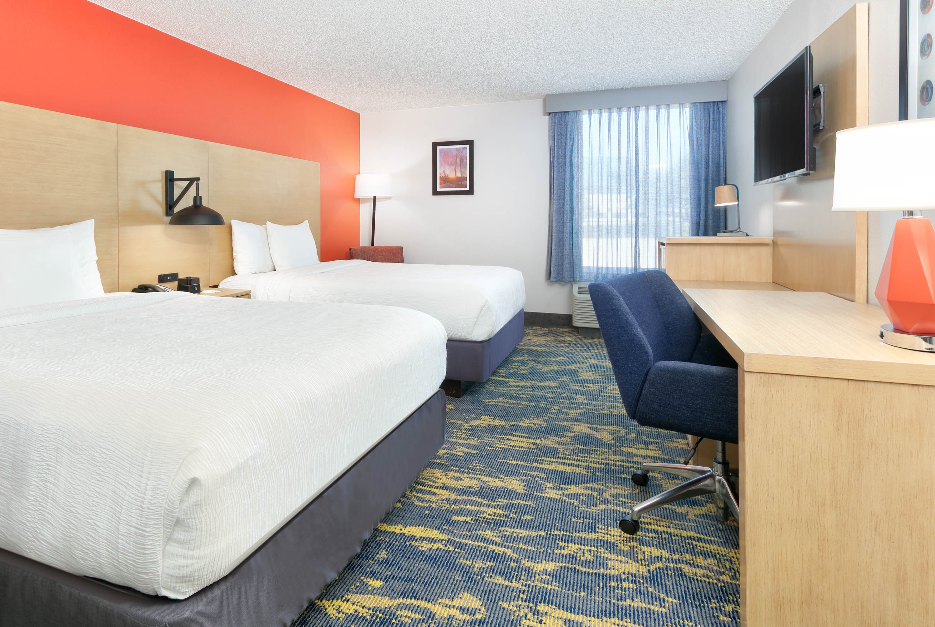 Guest room at the La Quinta Inn & Suites by Wyndham Dallas - Las Colinas in Irving, Texas