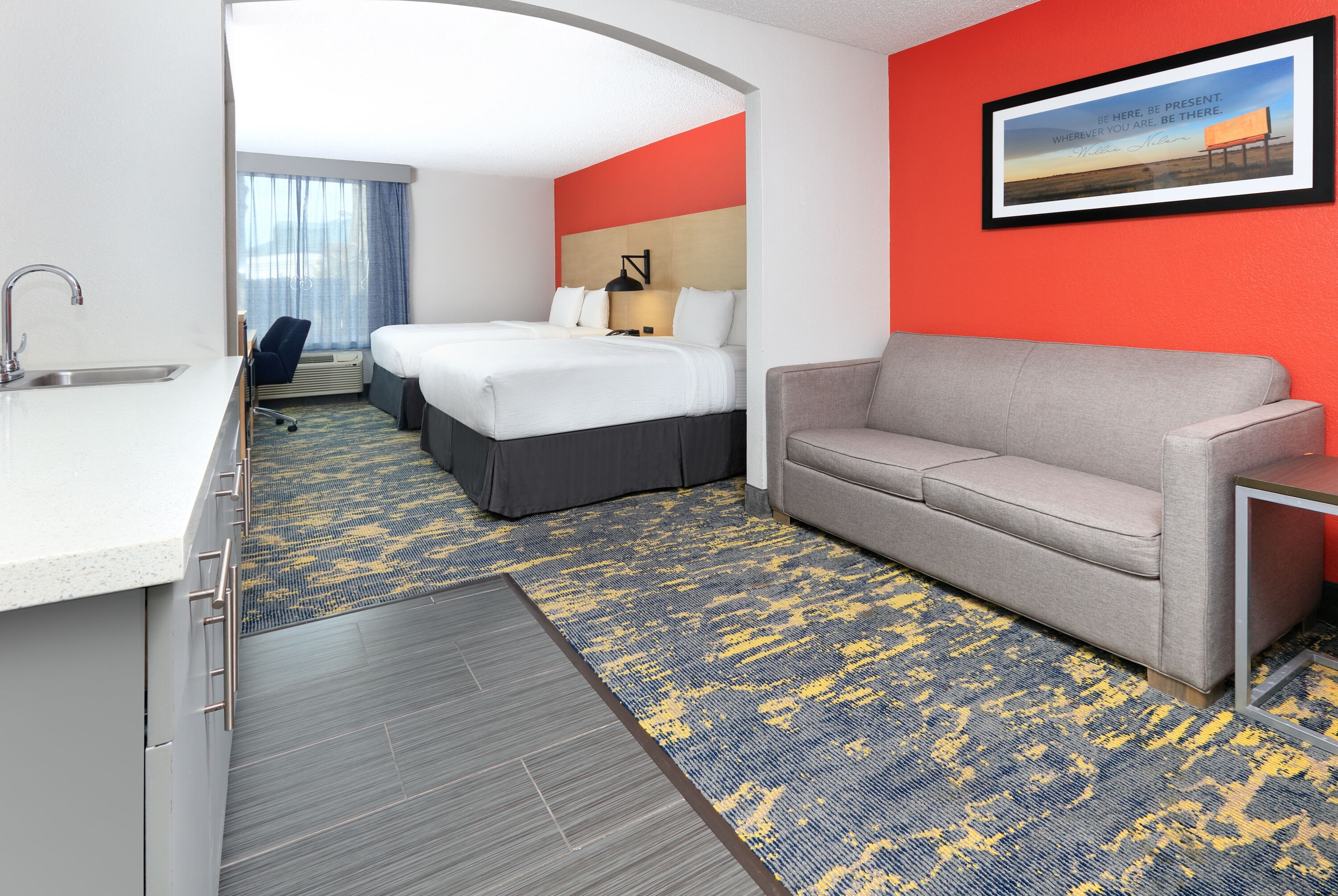 Guest room at the La Quinta Inn & Suites by Wyndham Dallas - Las Colinas in Irving, Texas