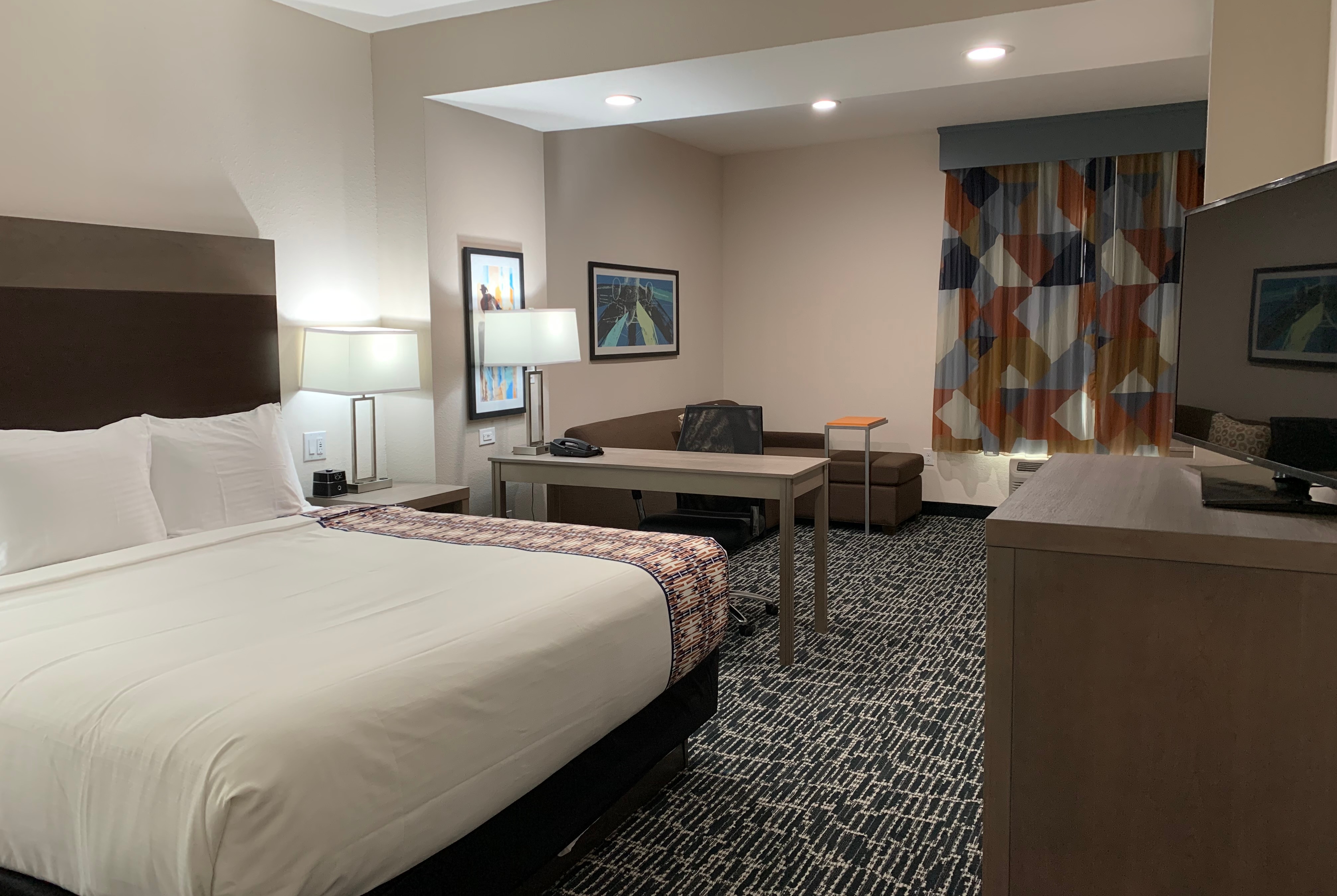 Guest room at the La Quinta Inn and Suites by Wyndham-Red Oak TX IH-35E in Red Oak, Texas