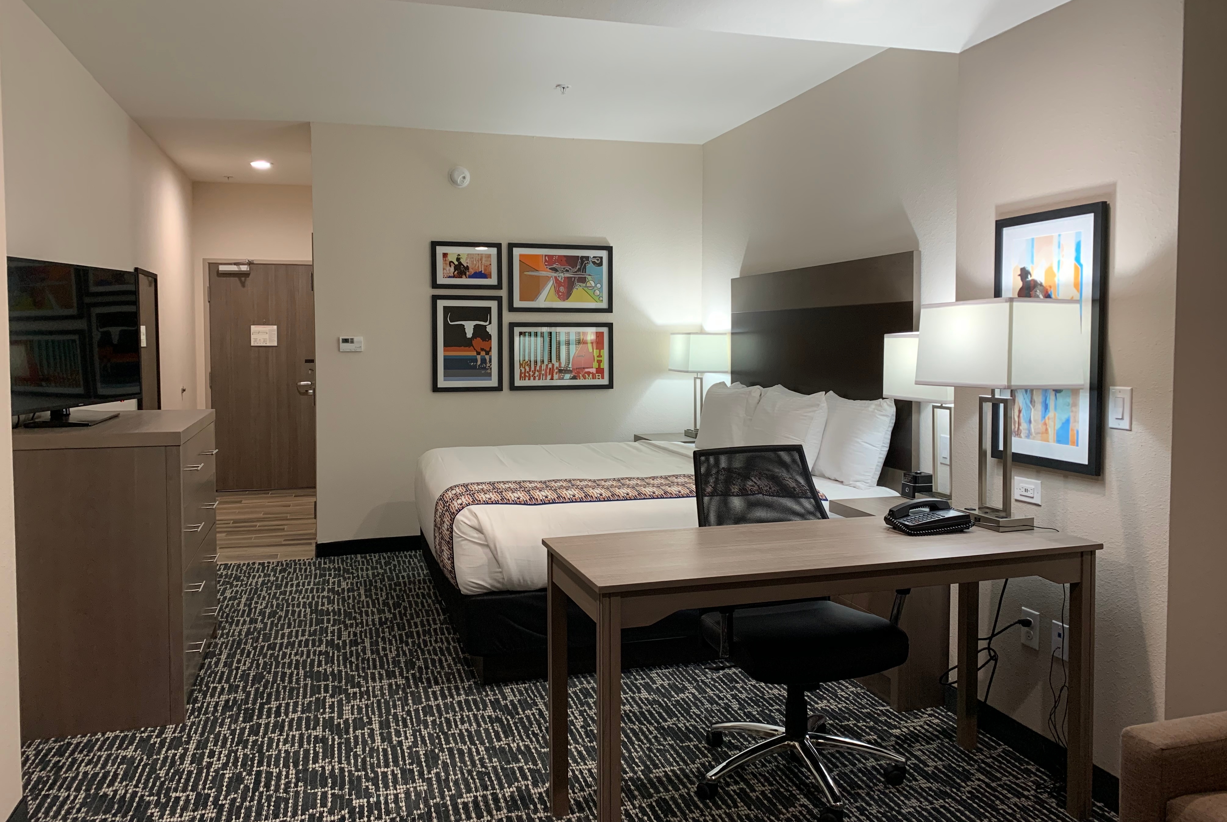 Guest room at the La Quinta Inn and Suites by Wyndham-Red Oak TX IH-35E in Red Oak, Texas