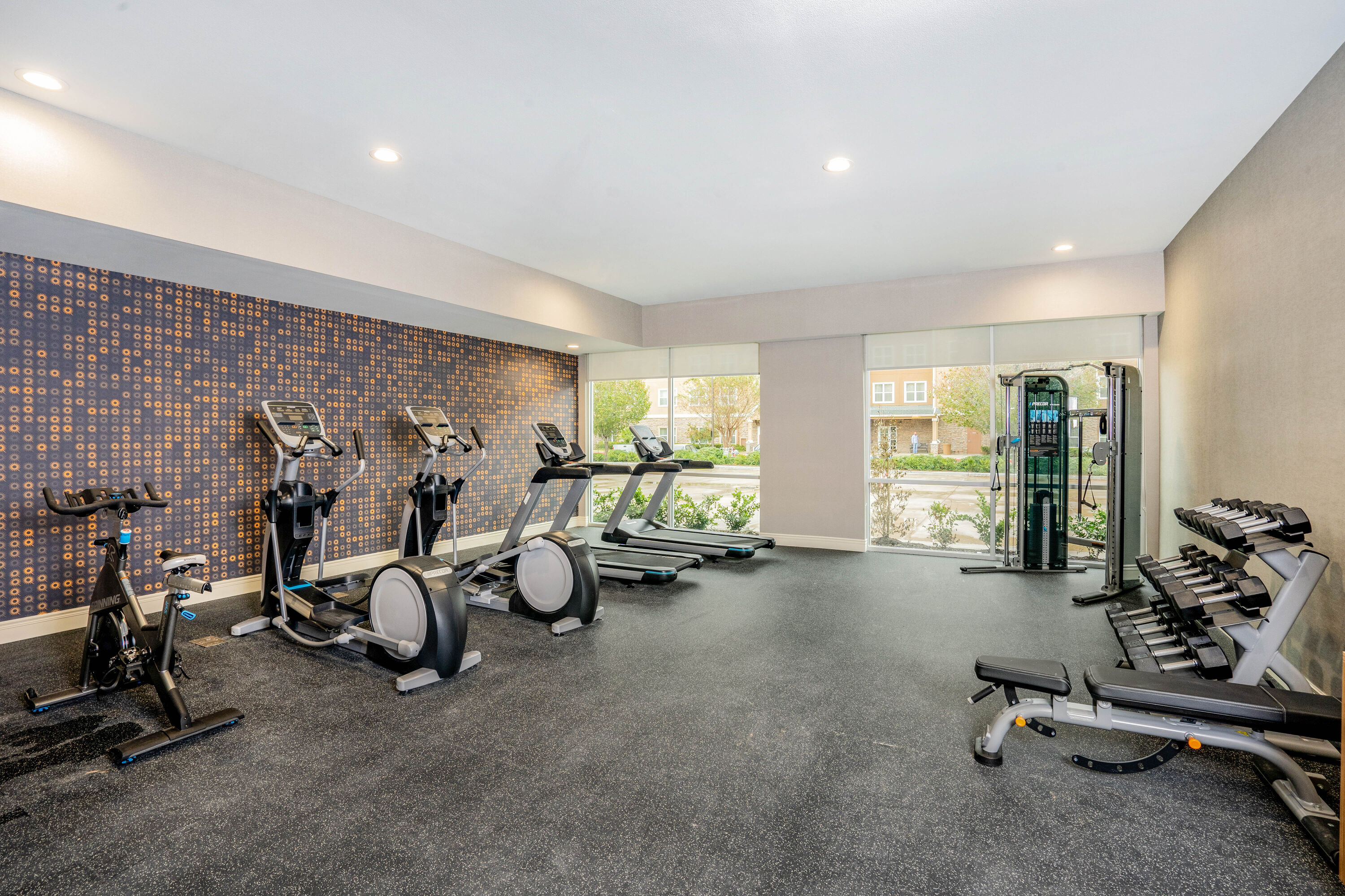 Fitness room at La Quinta Inn & Suites by Wyndham Katy in Katy, Texas