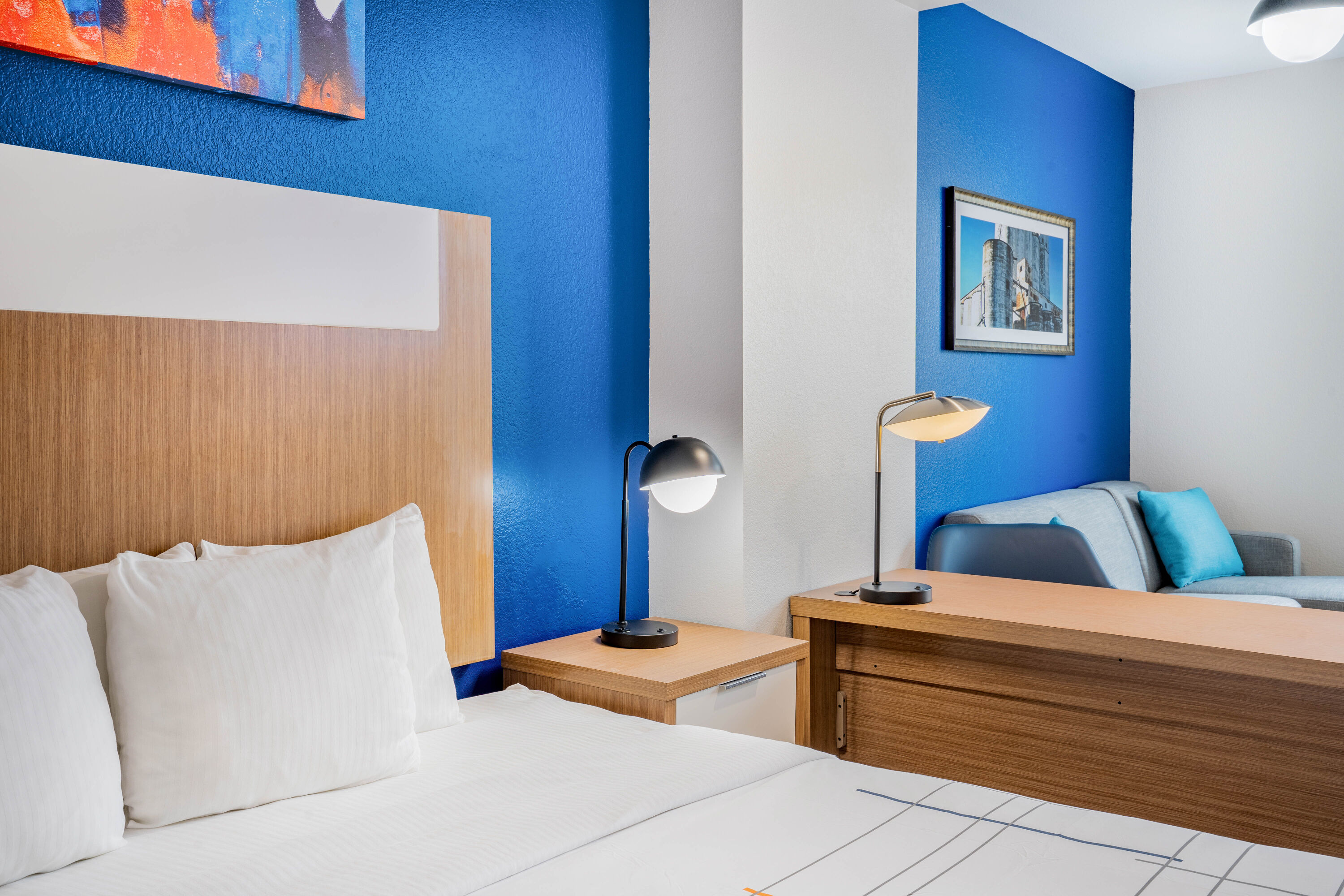 Guest room at the La Quinta Inn & Suites by Wyndham Katy in Katy, Texas